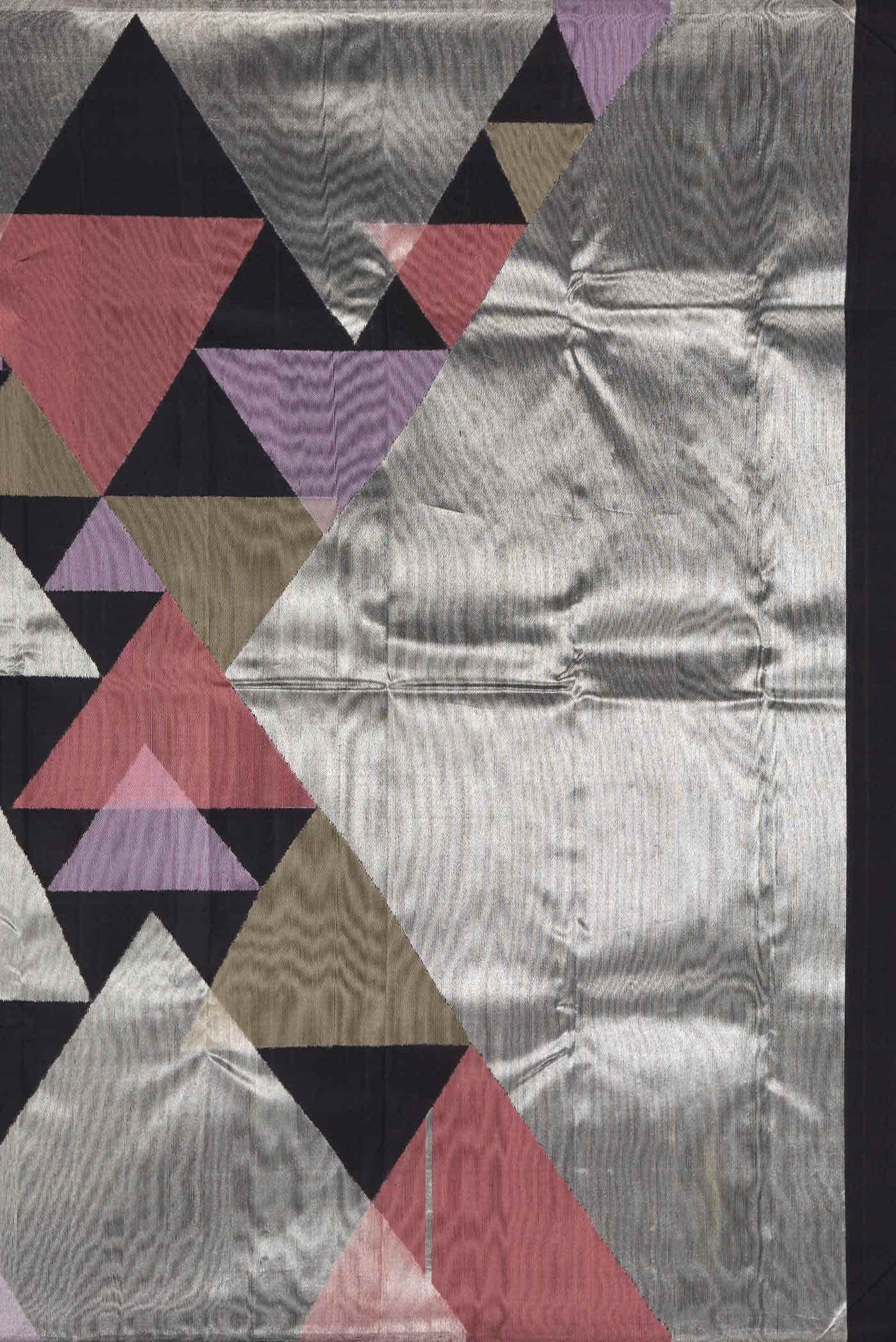 Black Kanchipuram Silk Saree