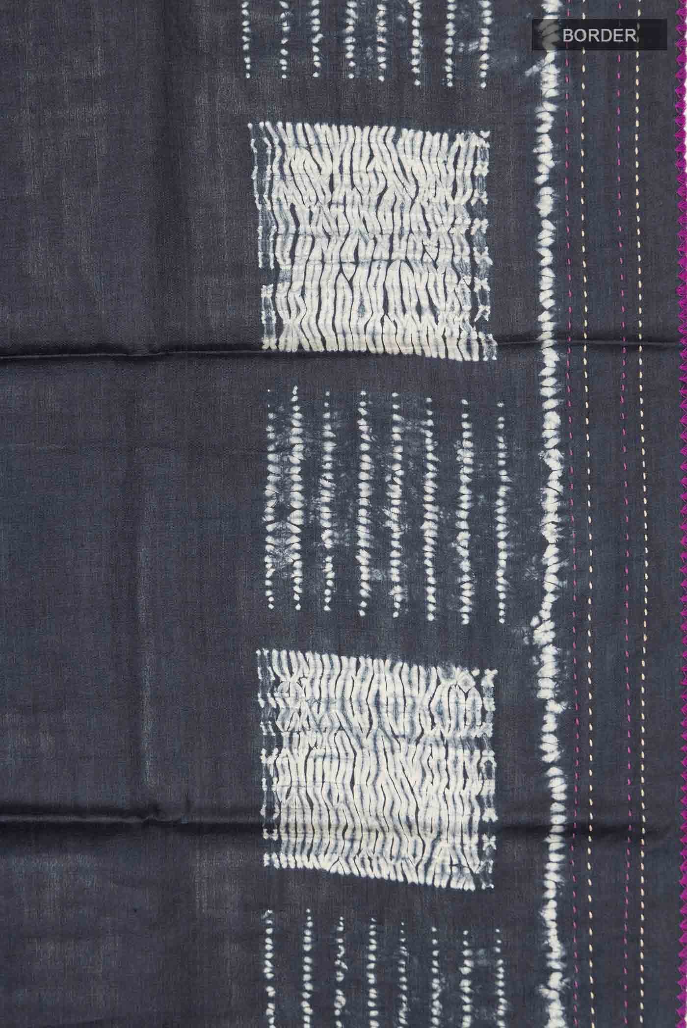 Beige Bhagalpuri Tussar Silk Saree