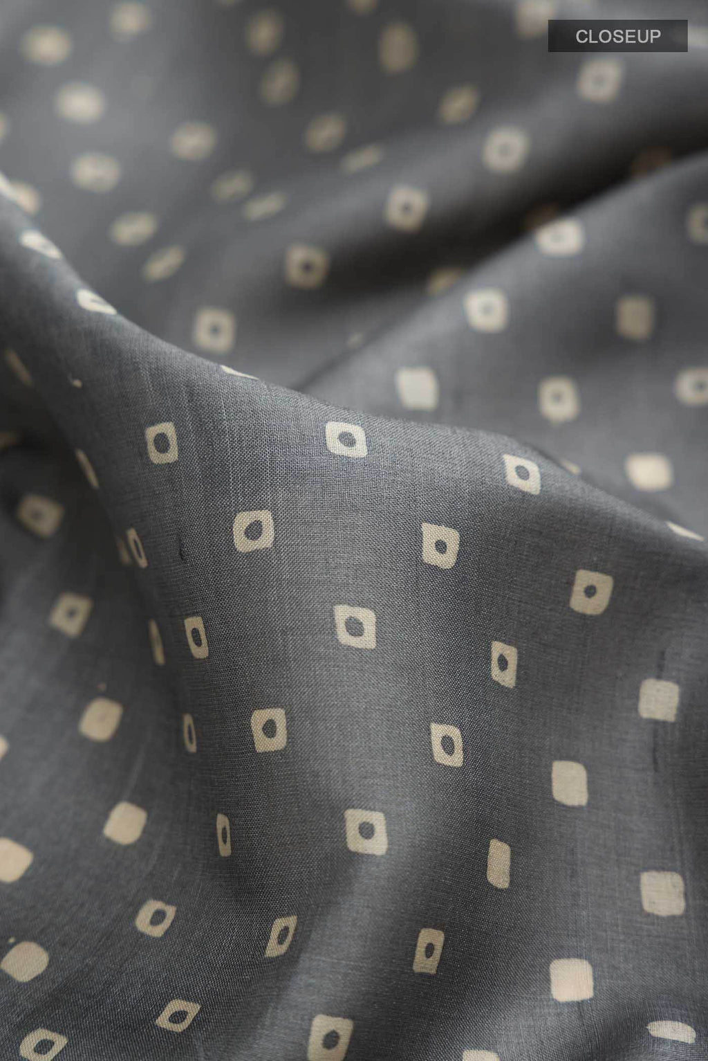 Grey Tussar Silk Saree
