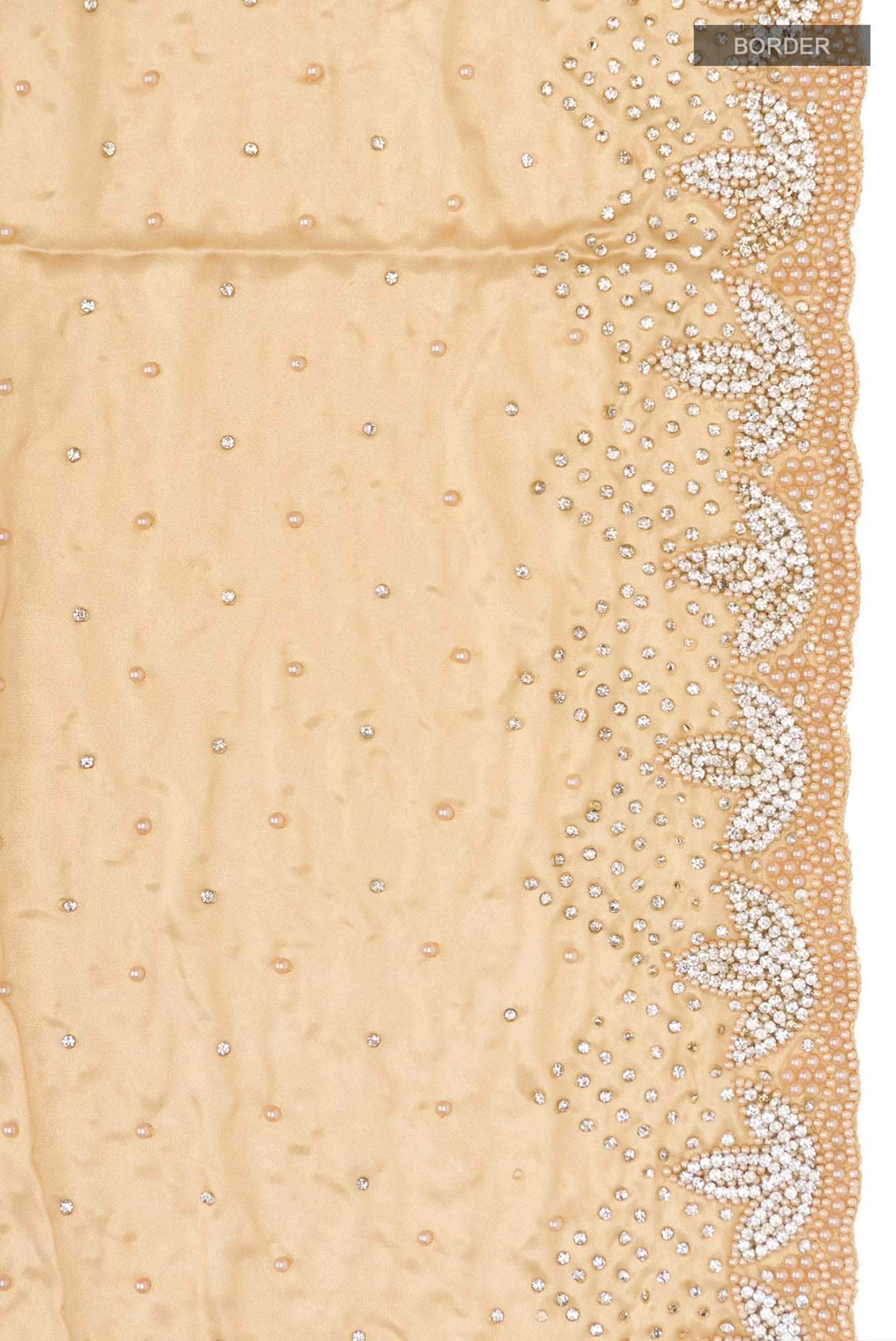 Gold Blended Georgette Saree