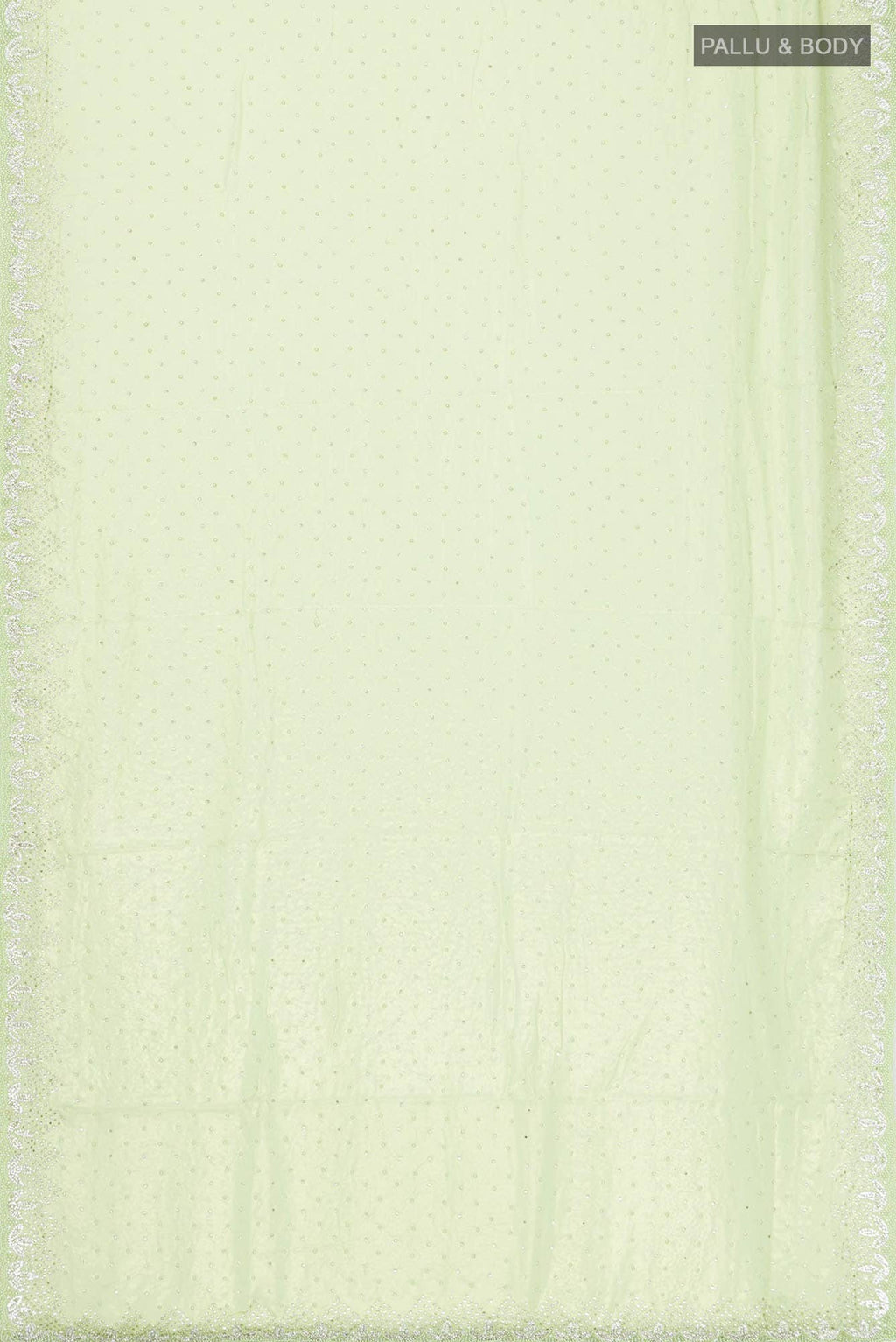 Green Blended Georgette Saree