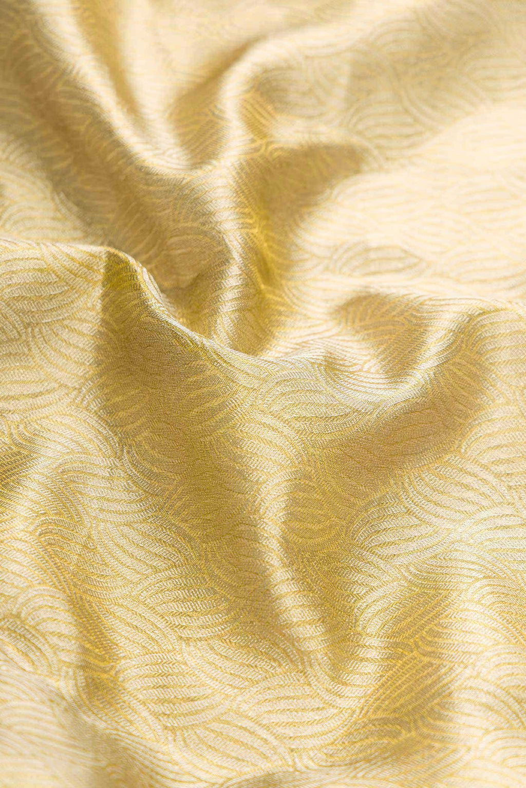 Gold Dual Tone Kanchipuram Tissue Silk Saree