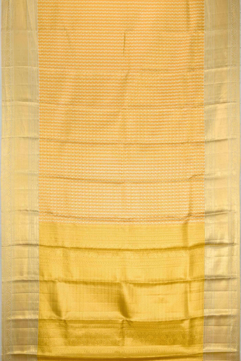 Gold Dual Tone Kanchipuram Tissue Silk Saree