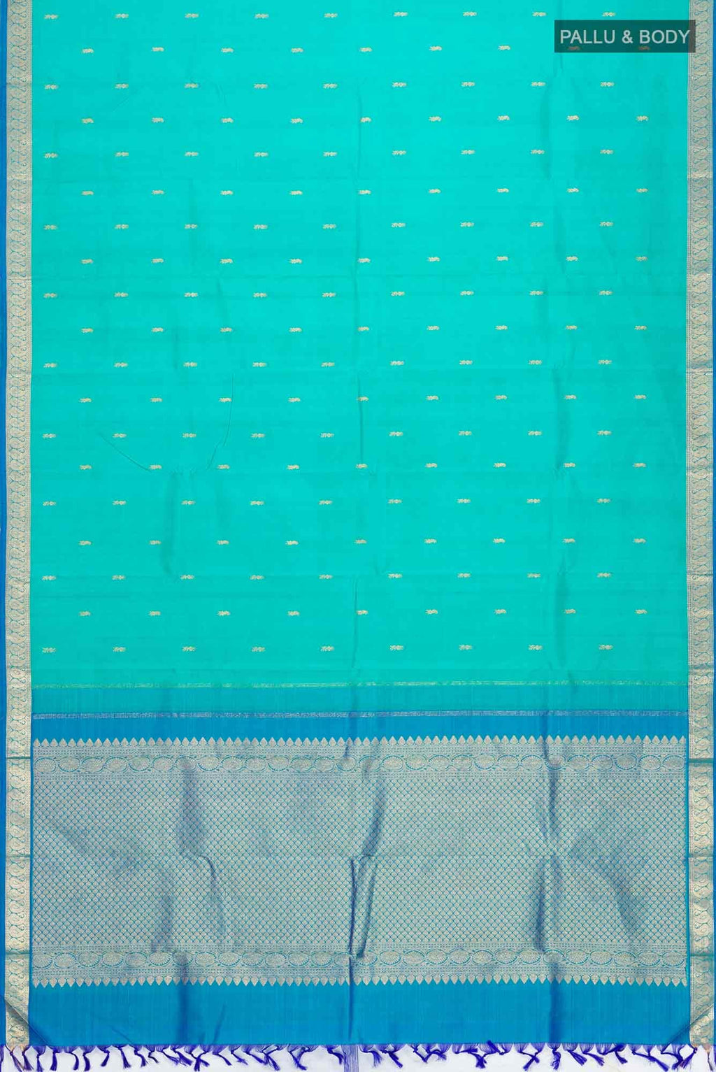 Blue Kanchipuram Silk Saree