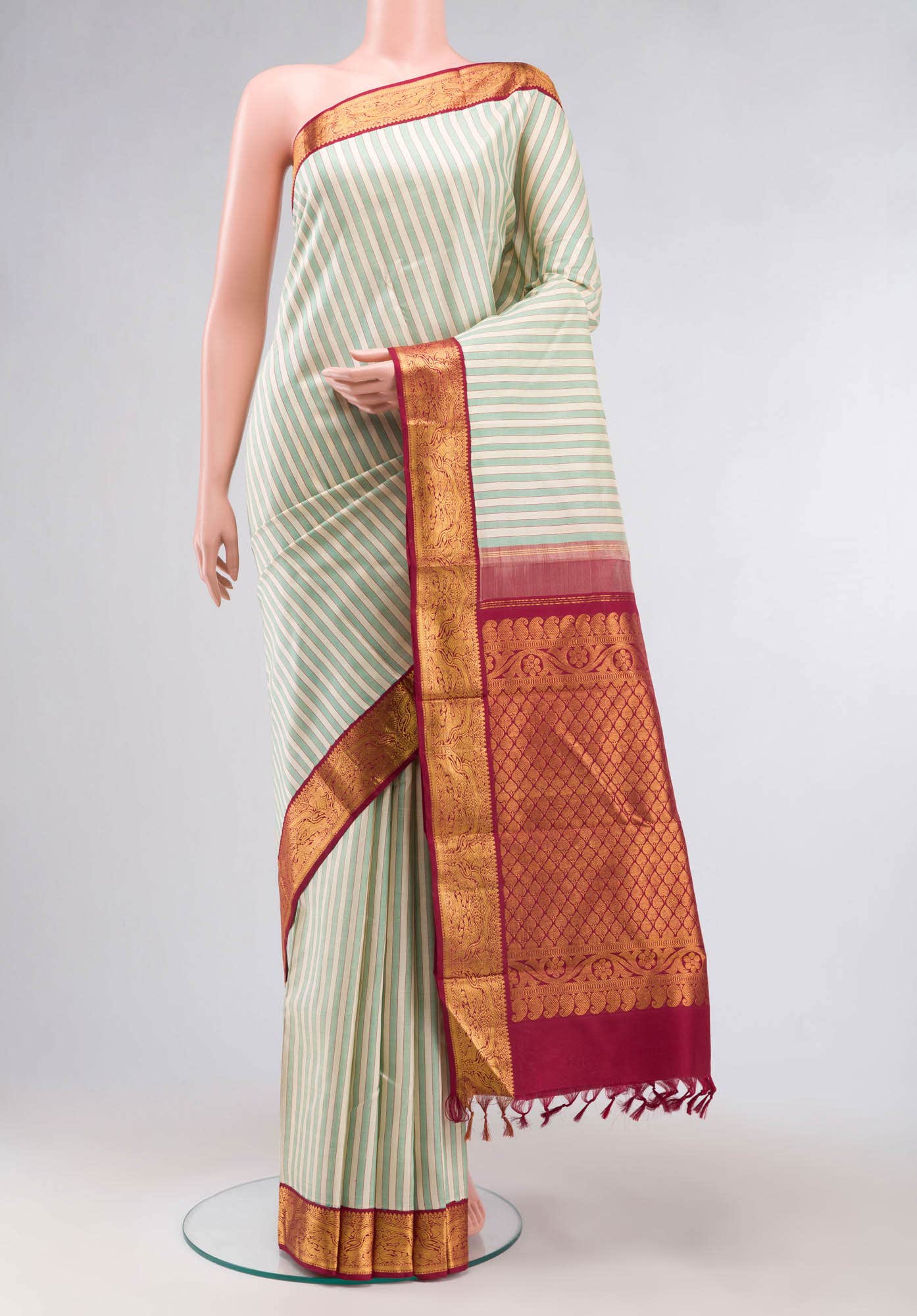 Multi Kanchipuram Silk Saree