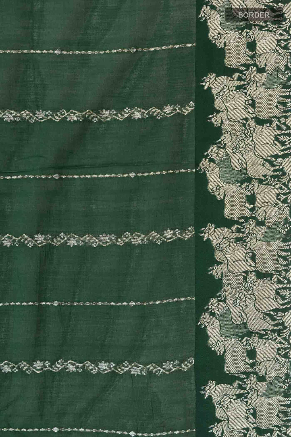 Green Tissue Silk Saree
