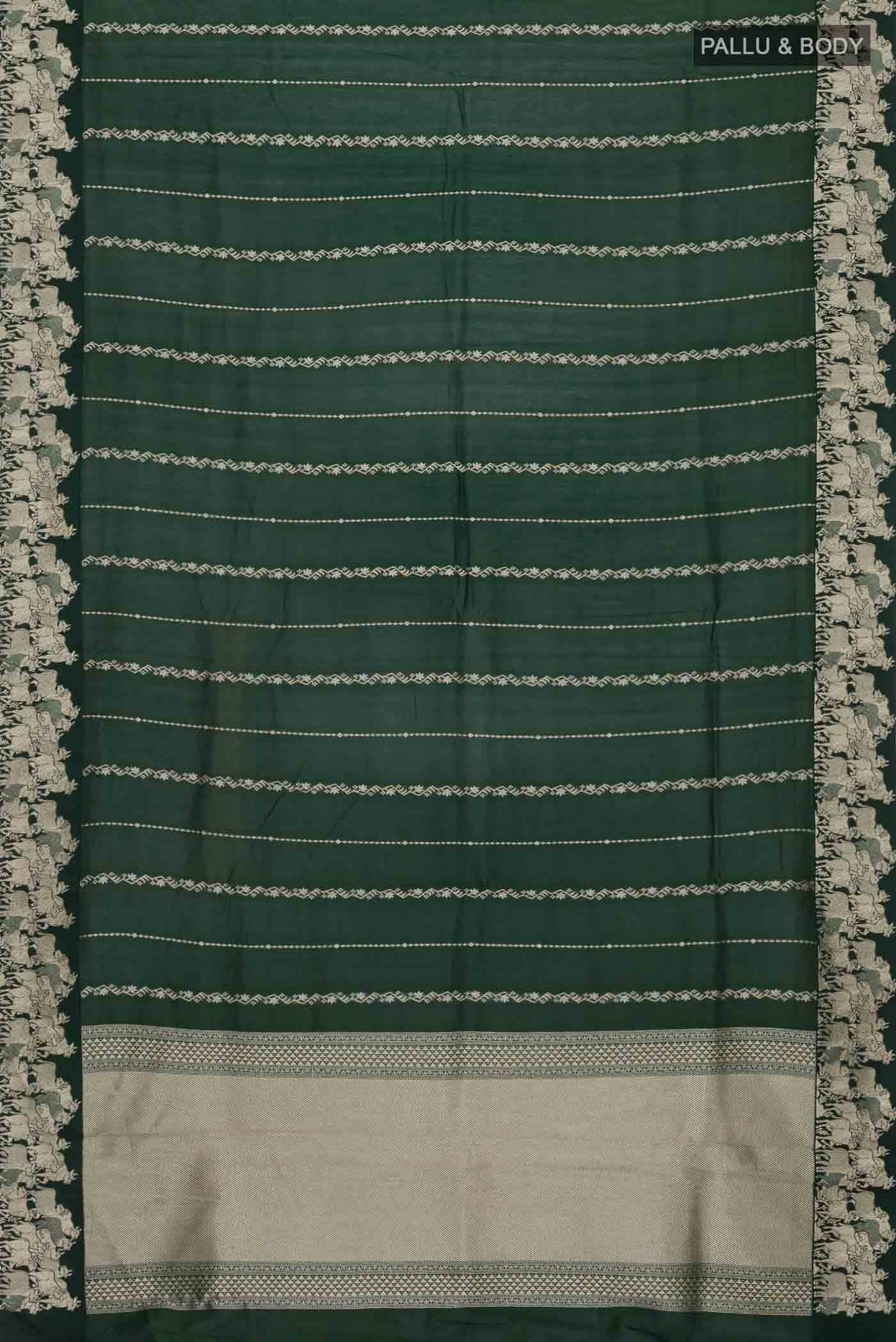 Green Tissue Silk Saree