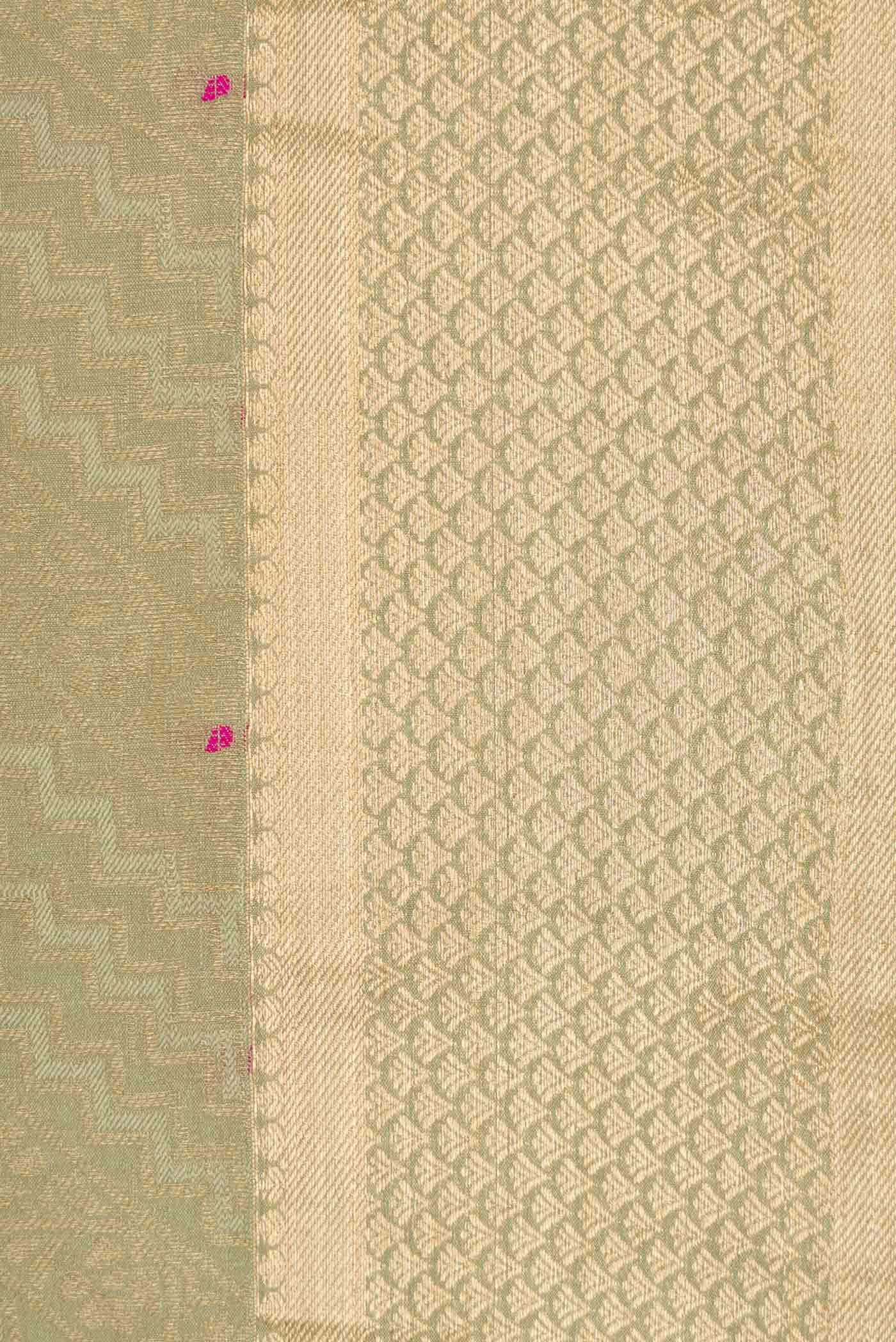 Green Mysore Georgette Saree