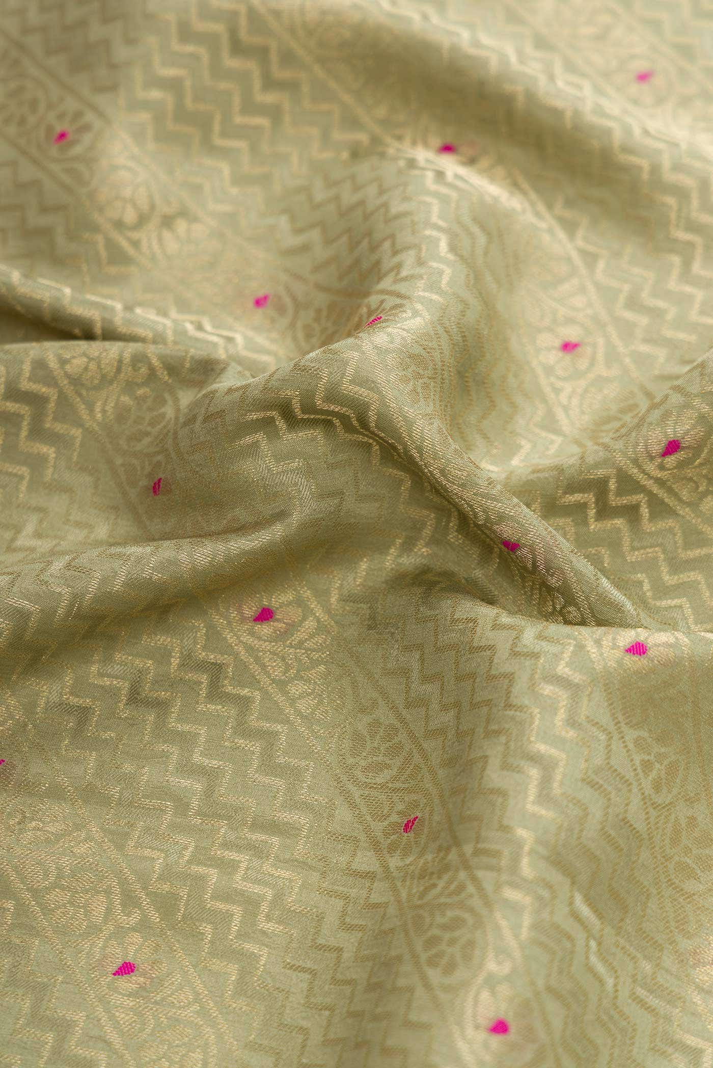 Green Mysore Georgette Saree