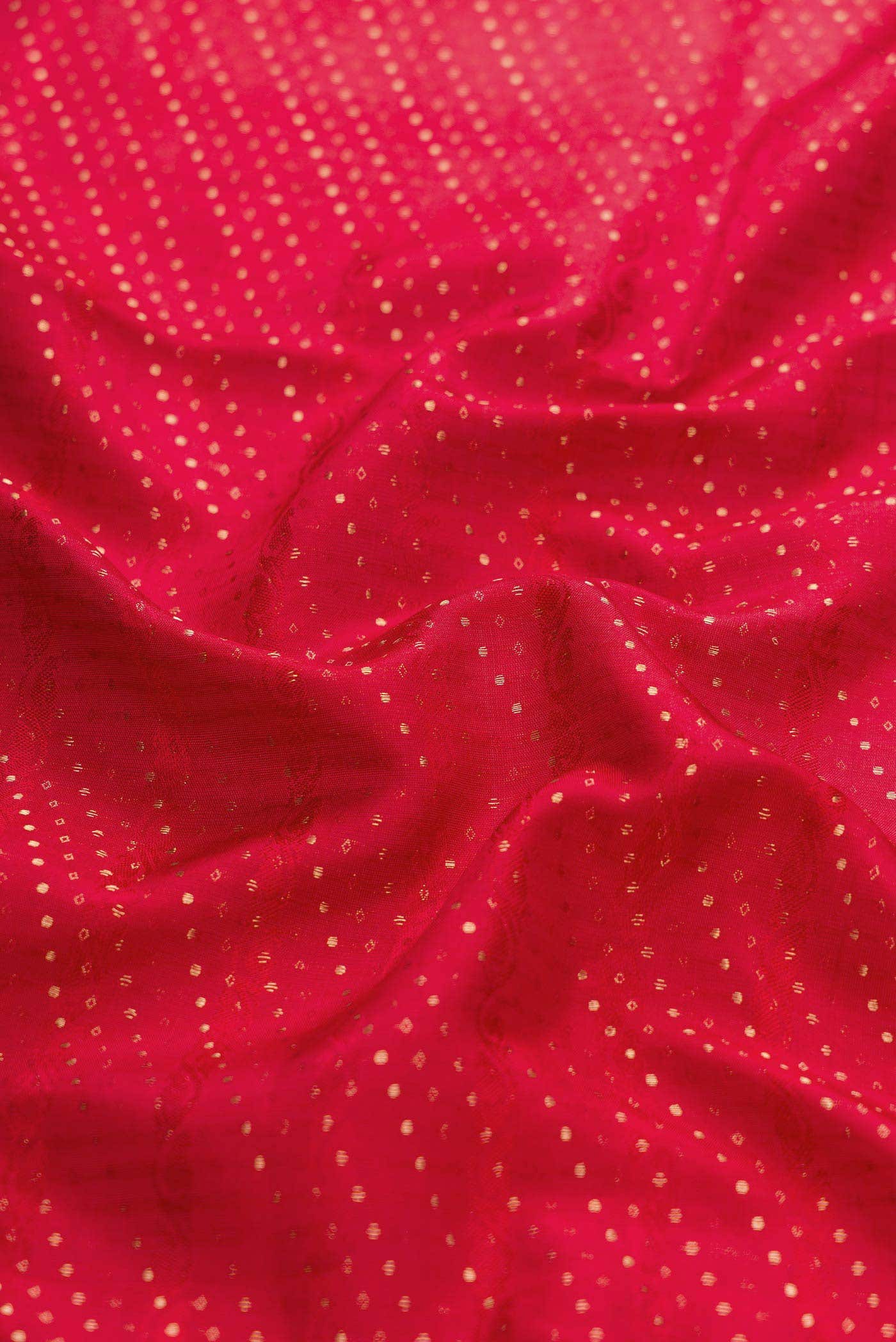 Red Dual Tone Soft Silk Saree