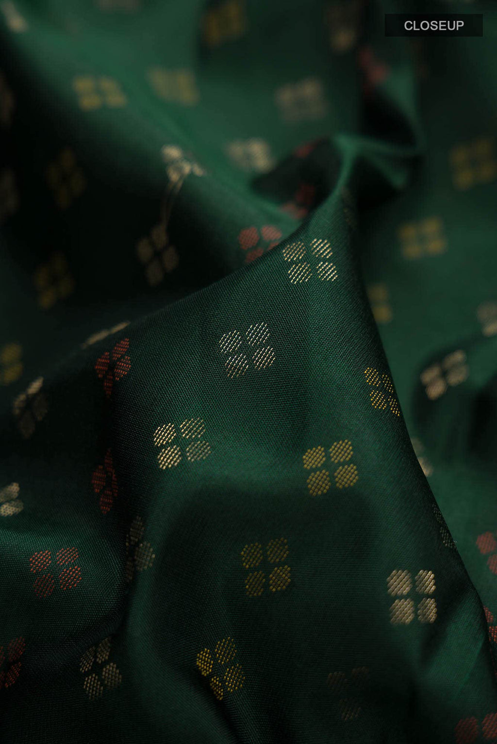 Bottle Green Soft Silk Saree