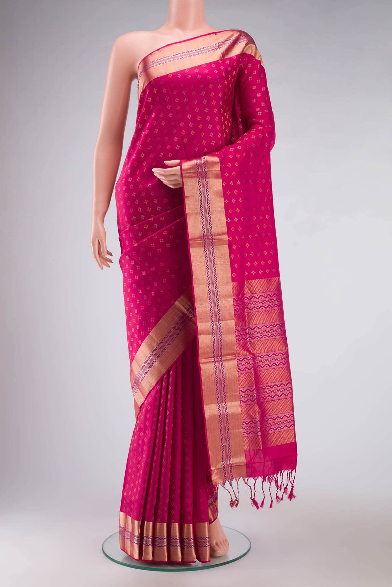Pink Soft Silk Saree