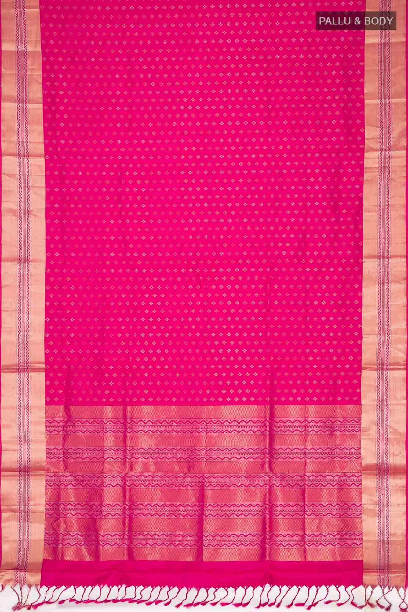 Pink Soft Silk Saree