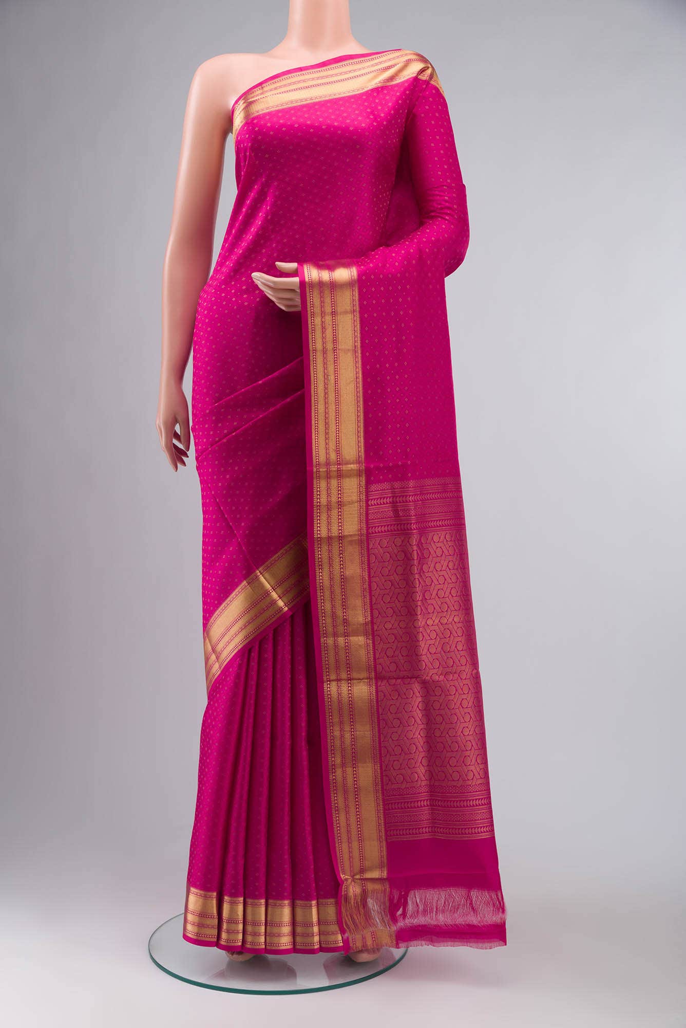 Pink Soft Silk Saree