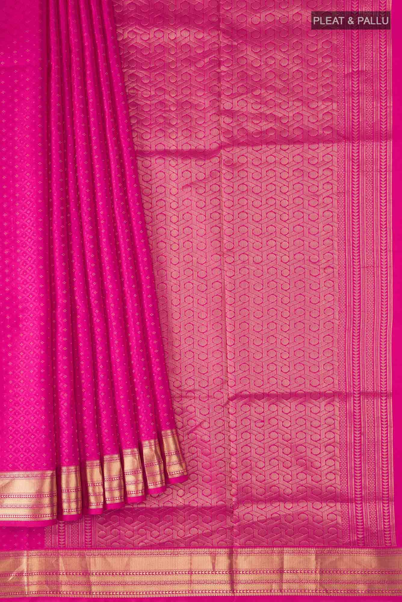 Pink Soft Silk Saree