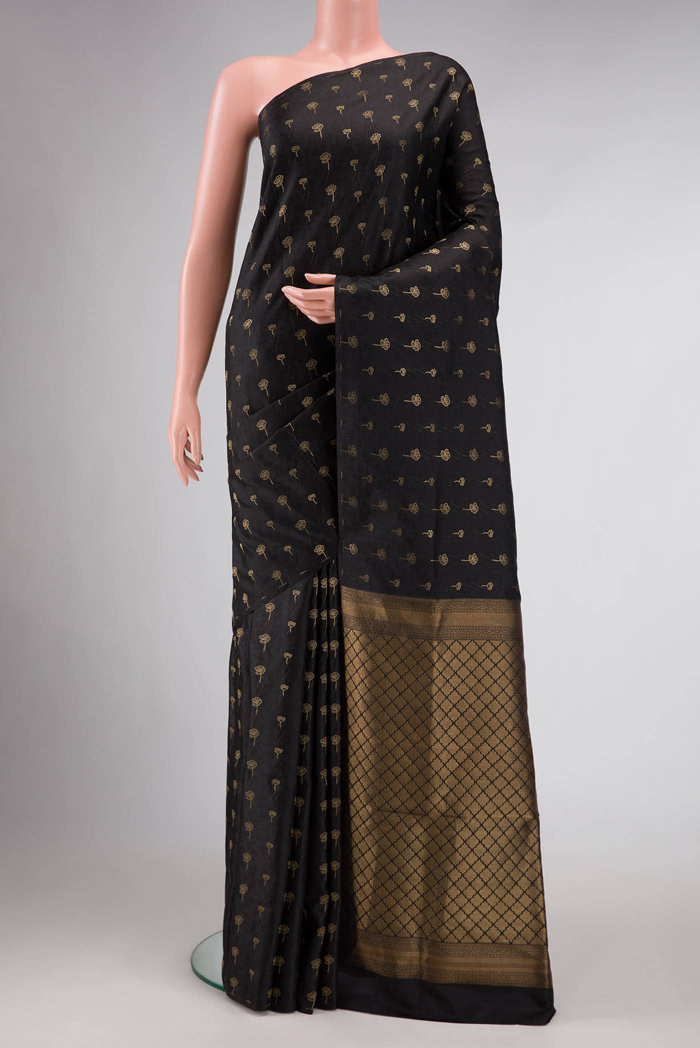 Black Soft Silk Saree
