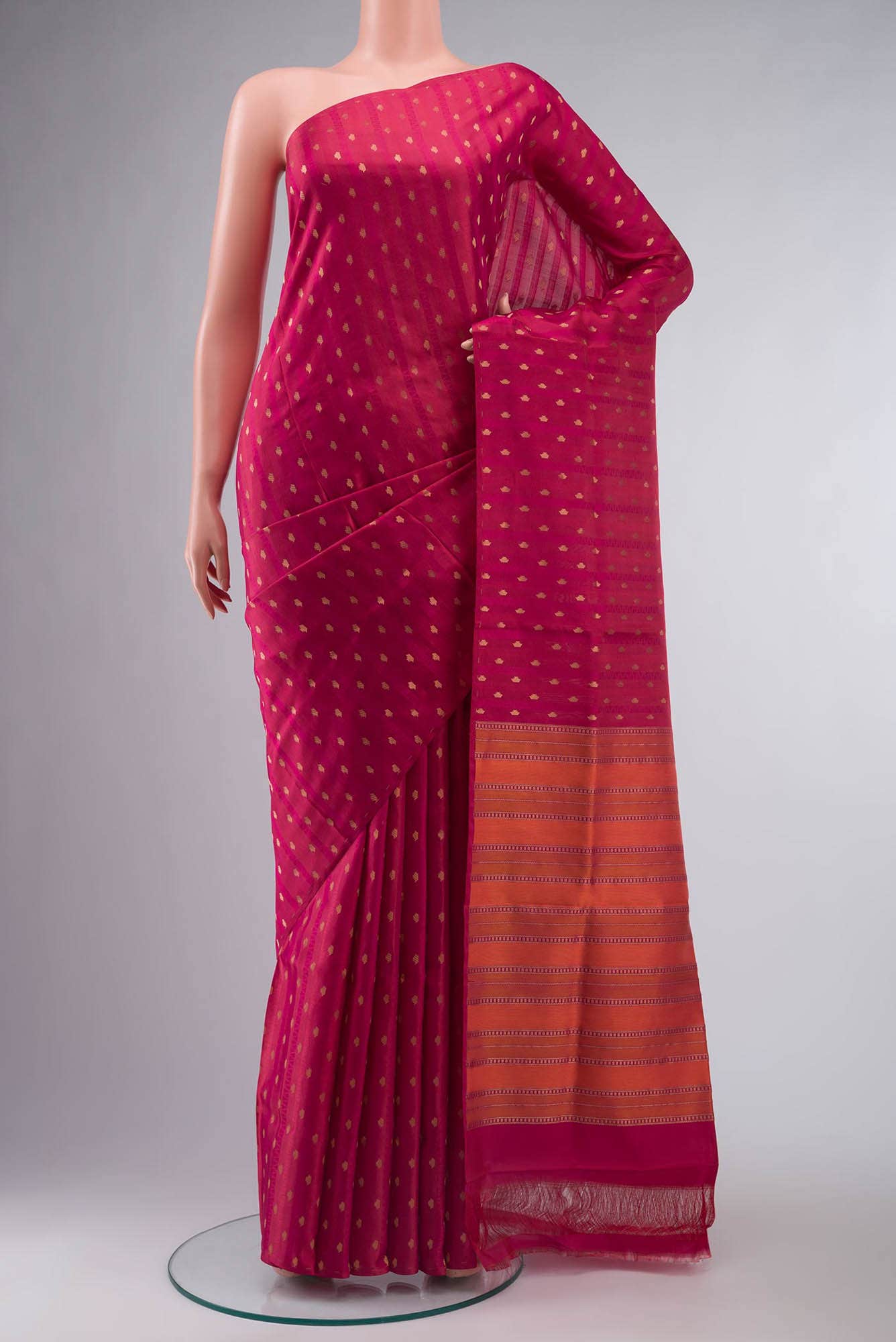 Pink Soft Silk Saree