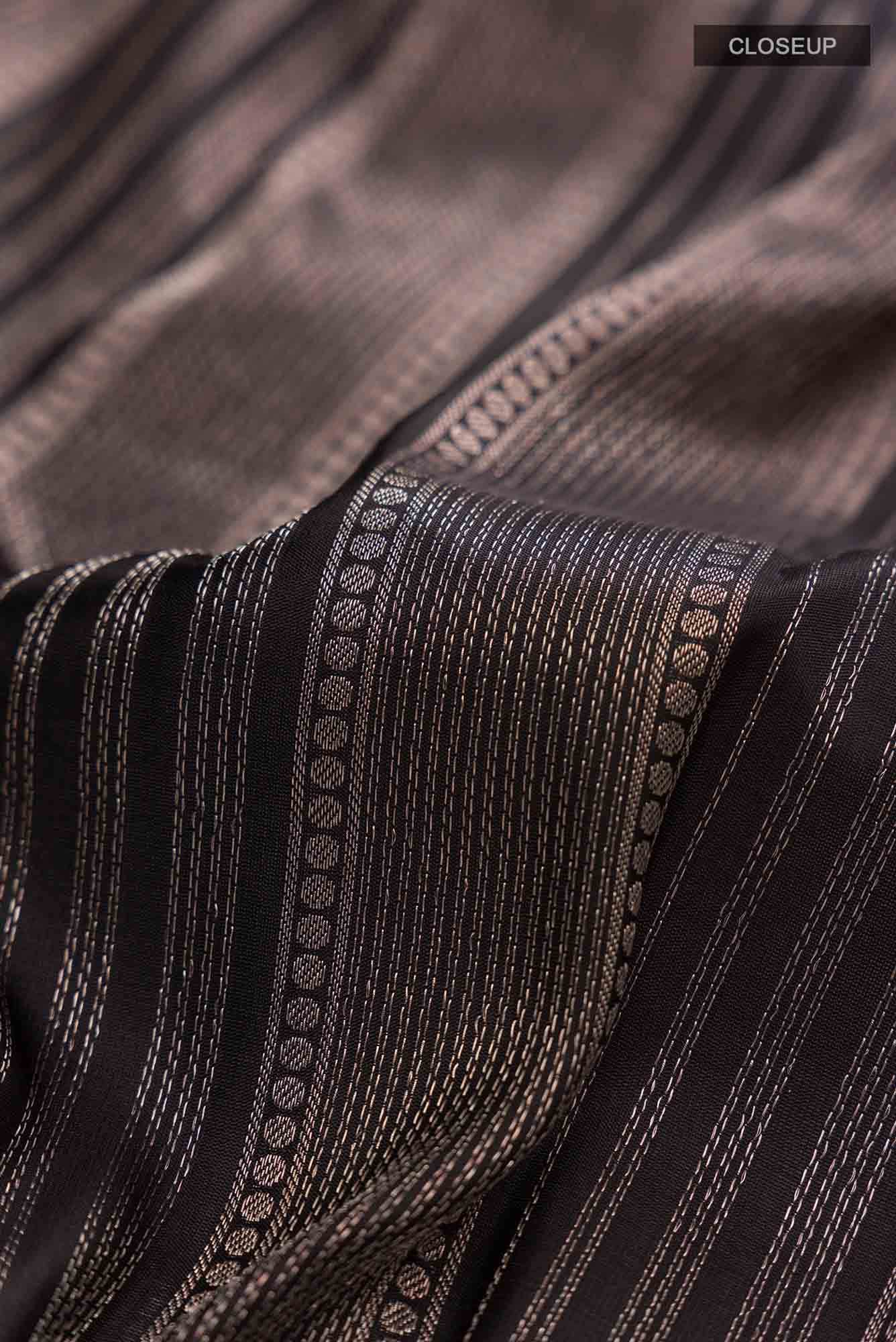 Black Soft Silk Saree