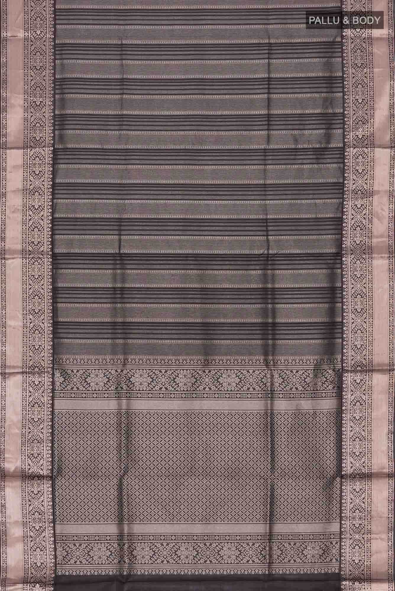 Black Soft Silk Saree