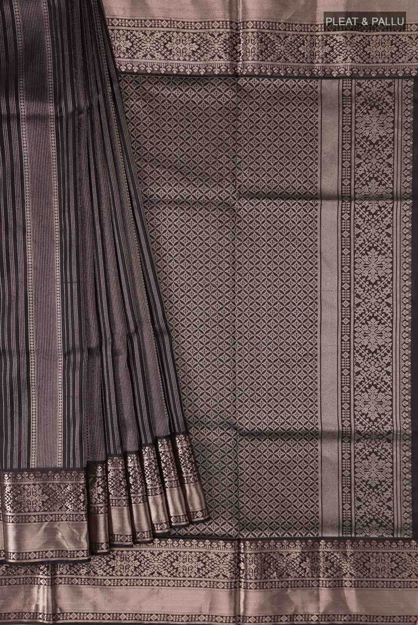 Black Soft Silk Saree