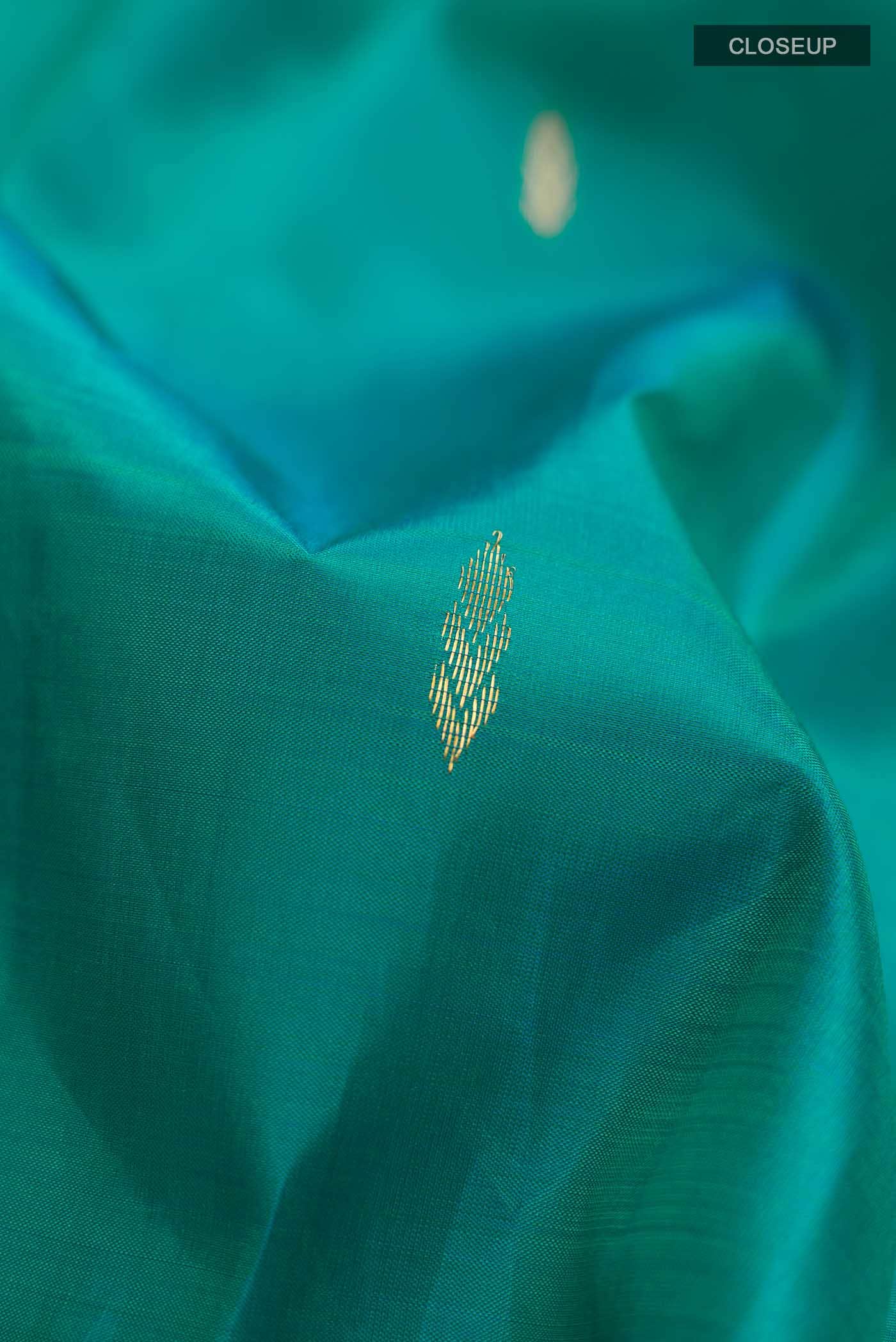Blue Kanchipuram Silk Saree