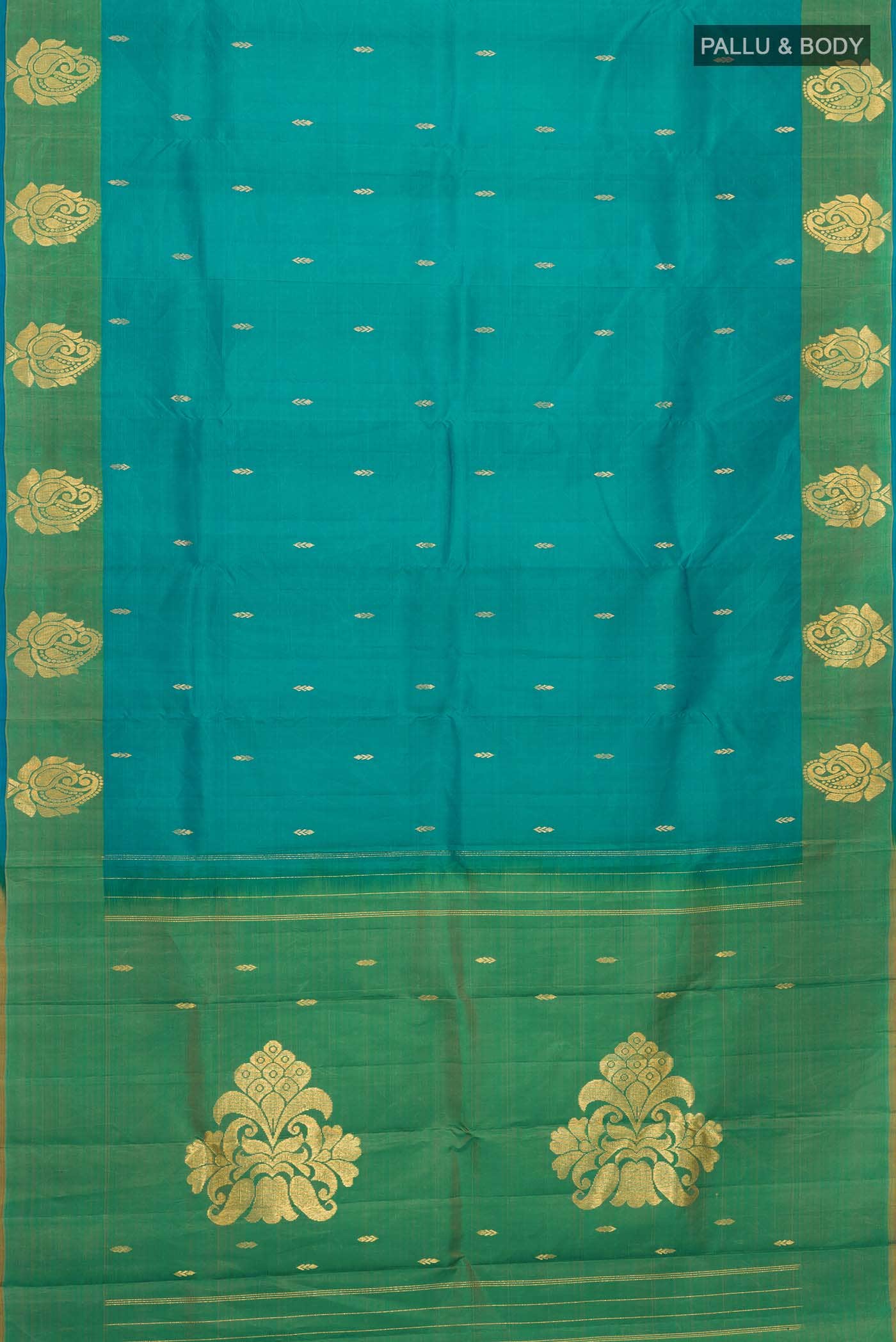 Blue Kanchipuram Silk Saree