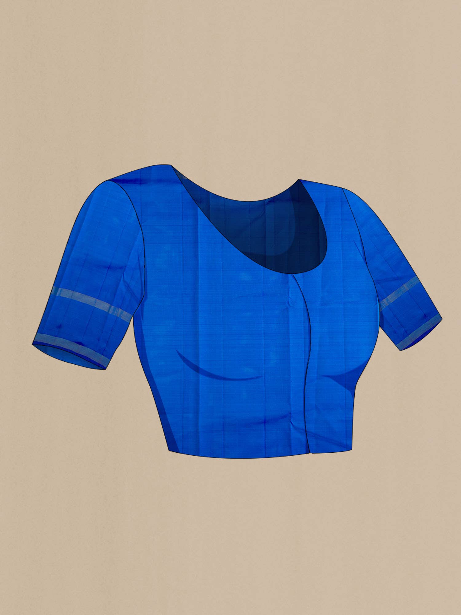 Blue Kanchipuram Silk Saree