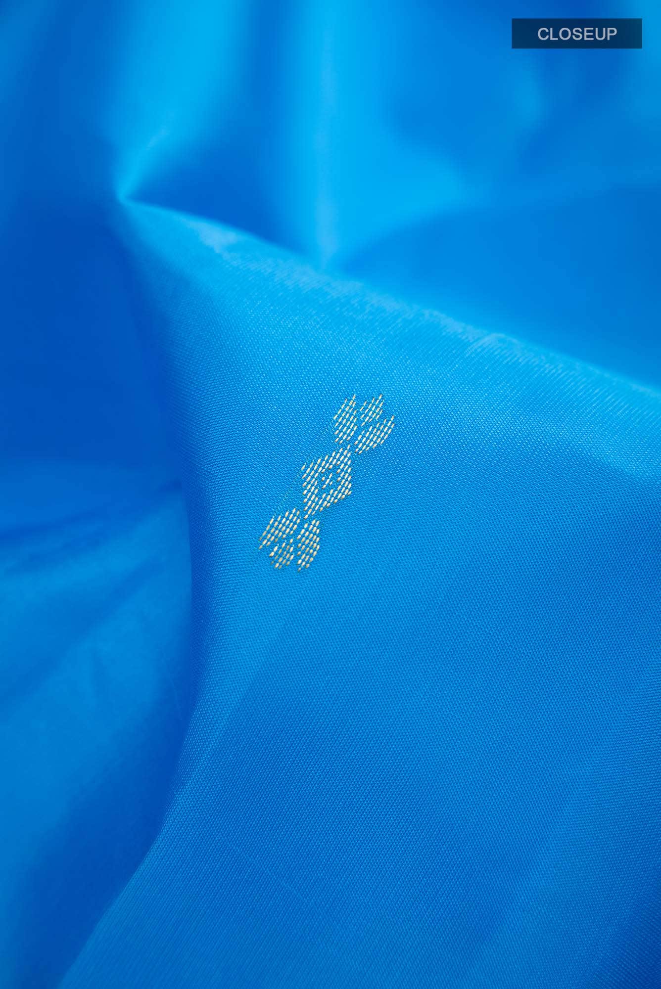 Blue Kanchipuram Silk Saree