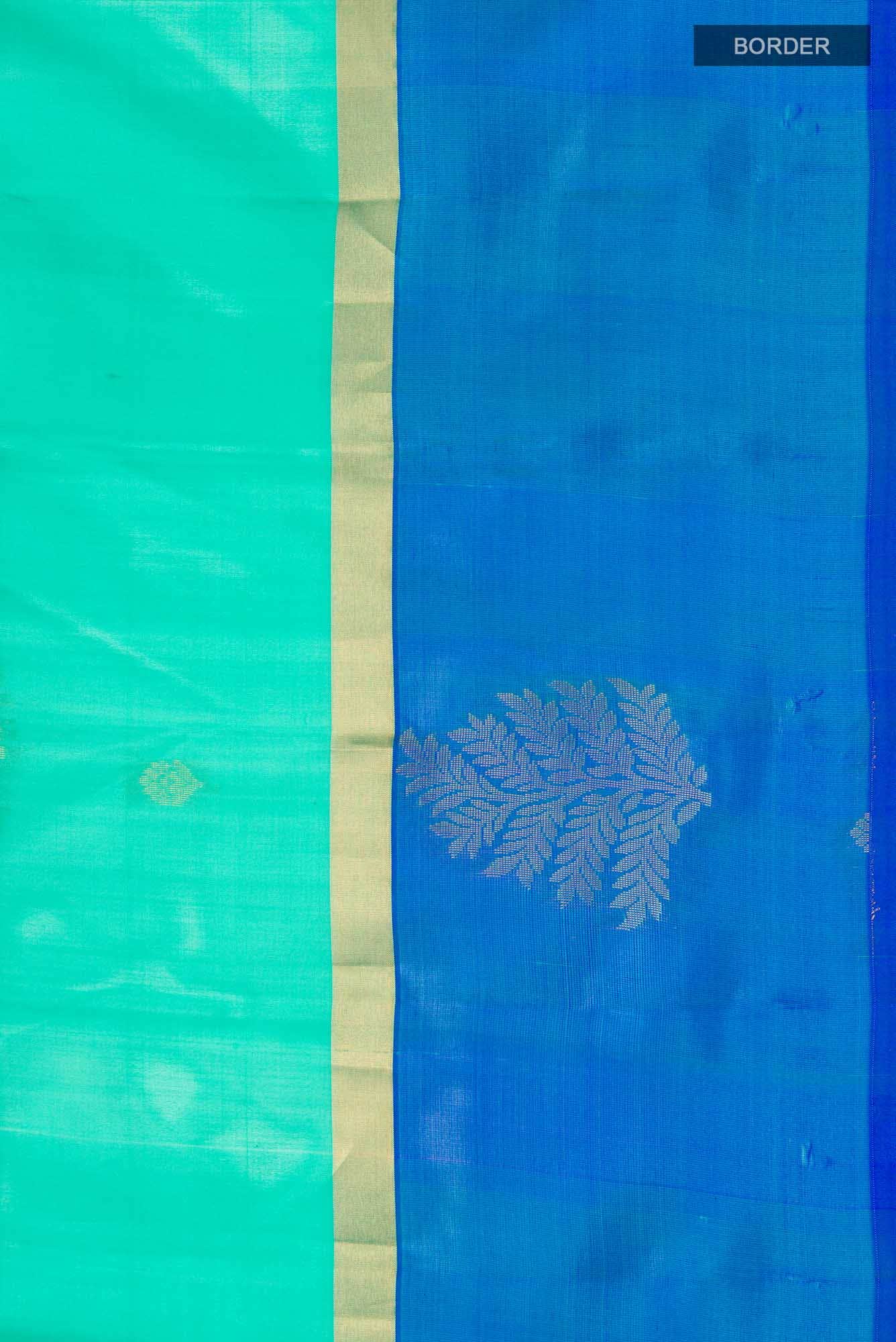 Sea Green Soft Silk Saree