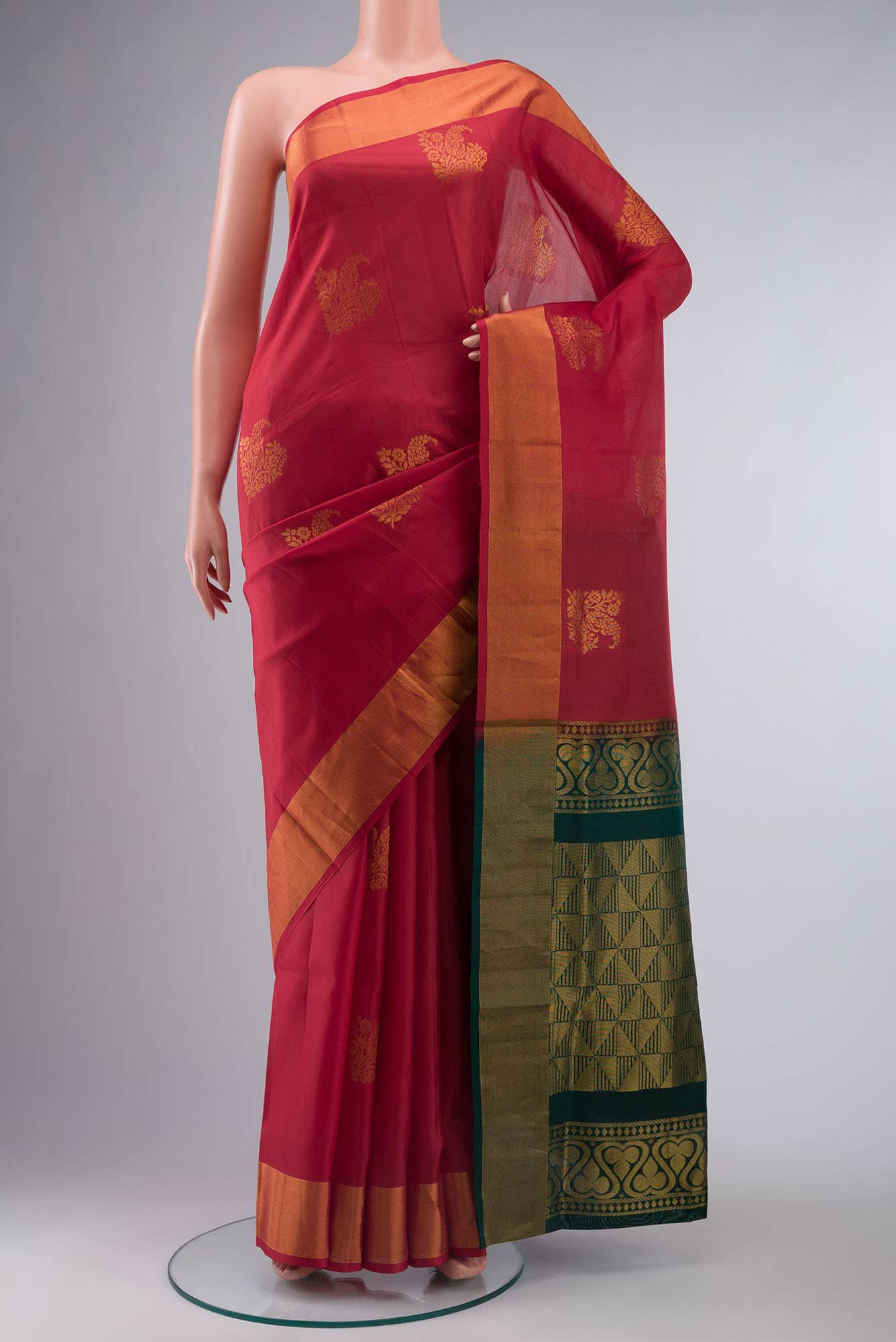 Red Soft Silk Saree