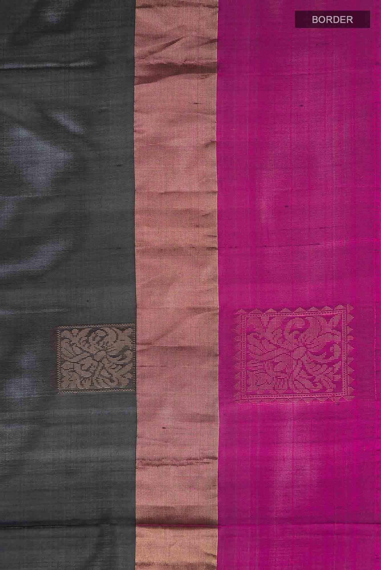 Black Soft Silk Saree