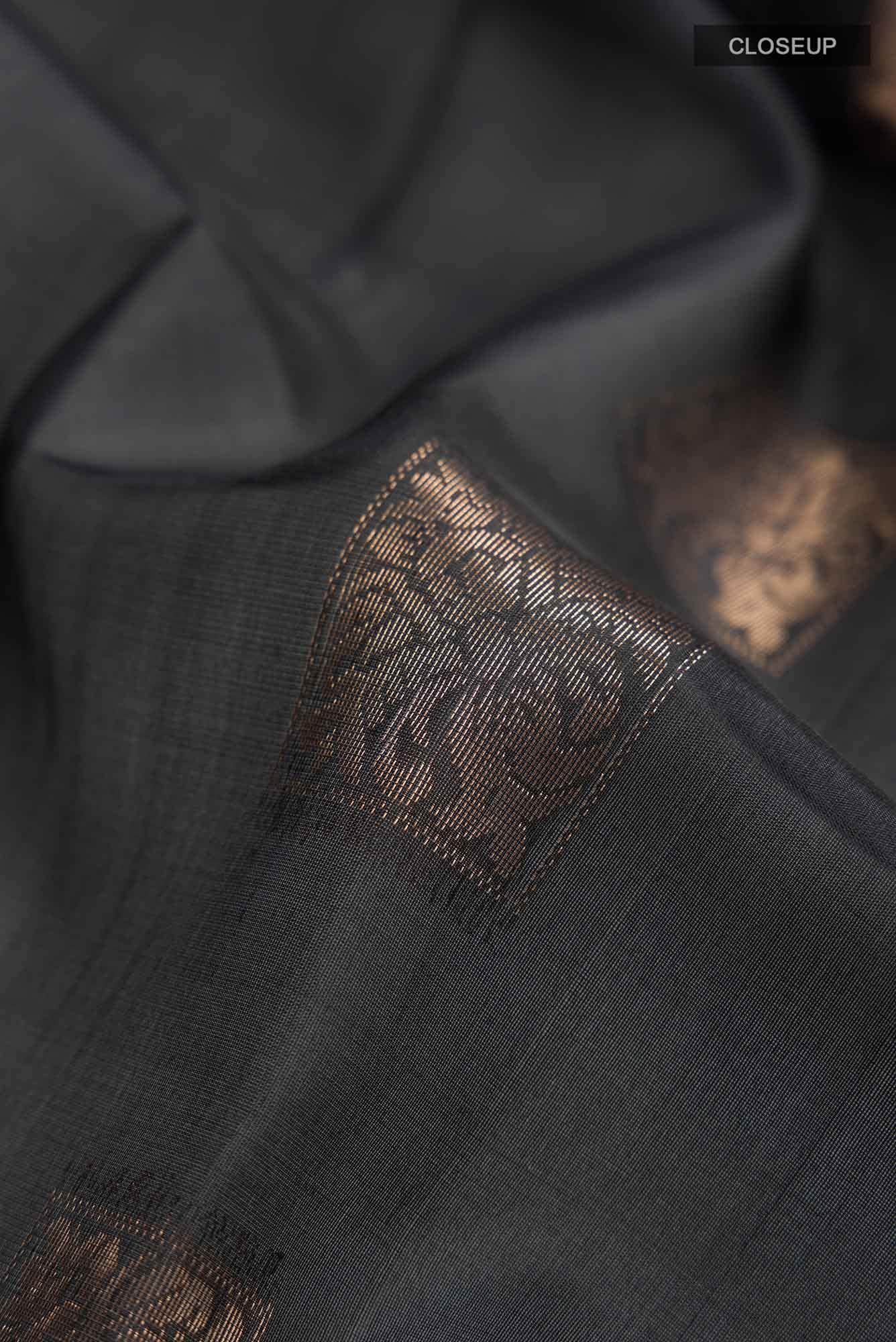 Black Soft Silk Saree