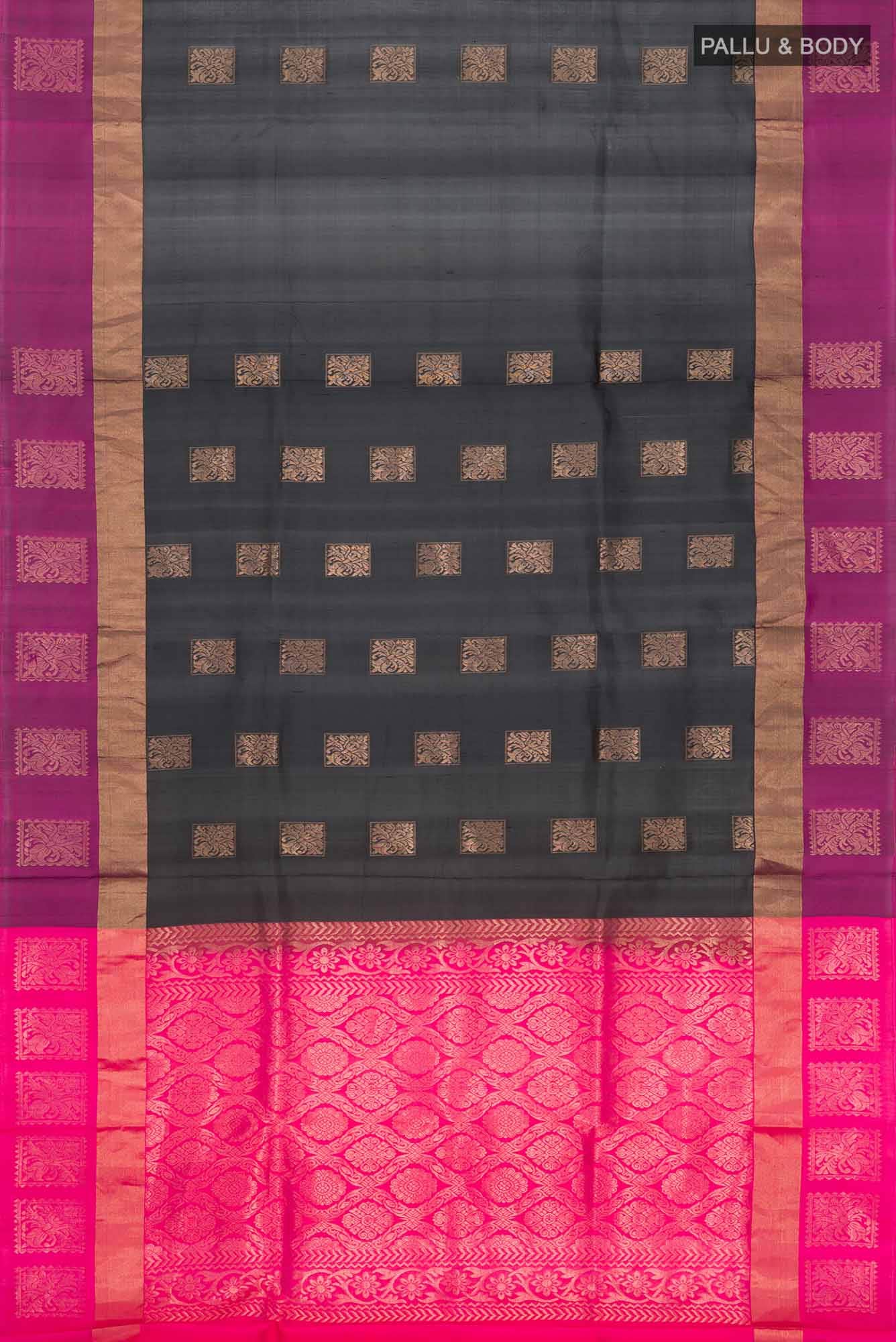 Black Soft Silk Saree