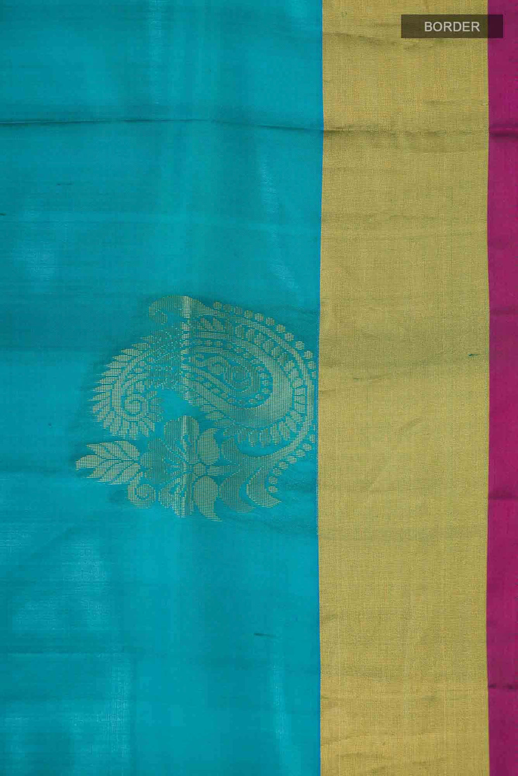 Turquoise Soft Silk Saree