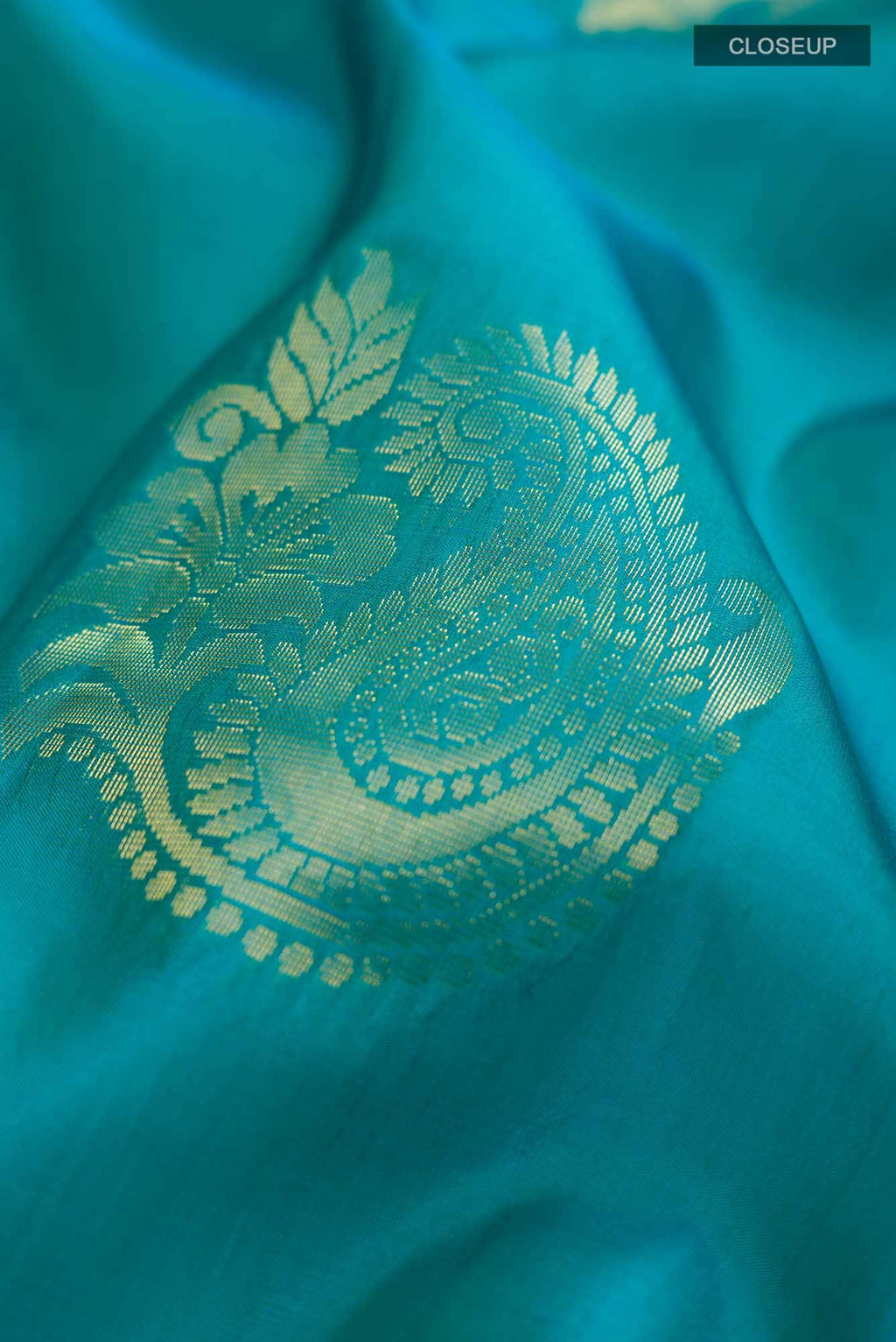 Turquoise Soft Silk Saree