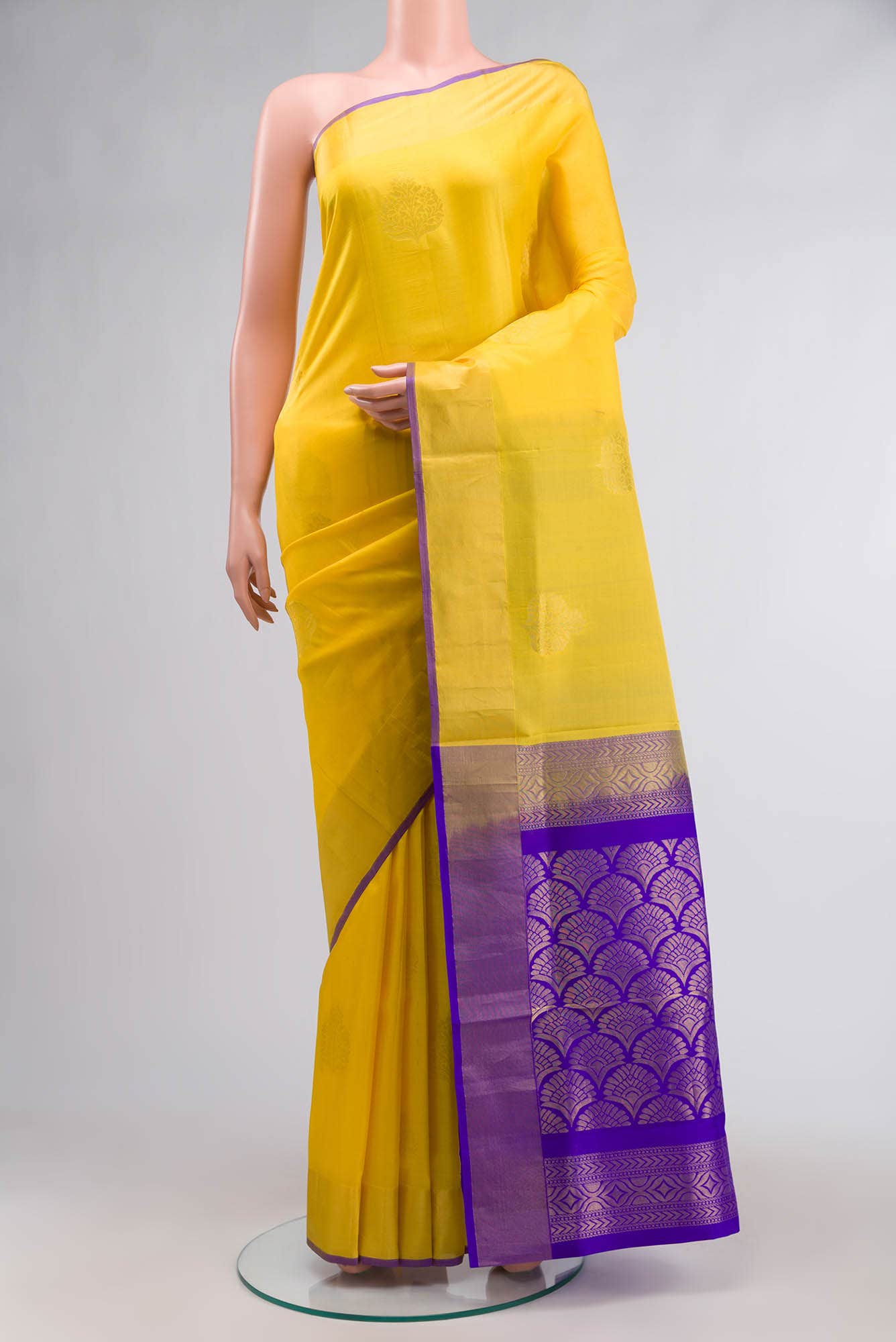 Yellow Soft Silk Saree