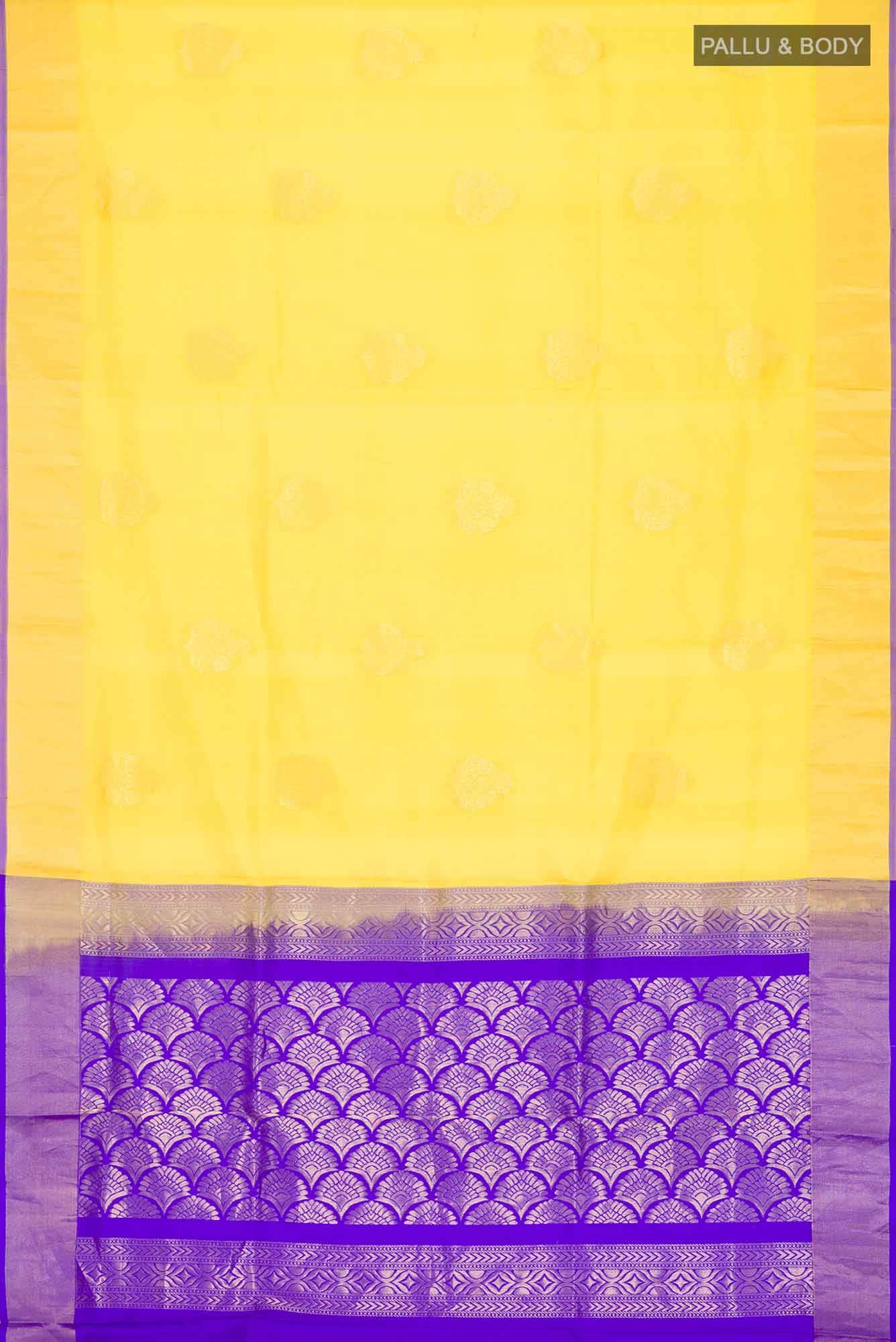 Yellow Soft Silk Saree