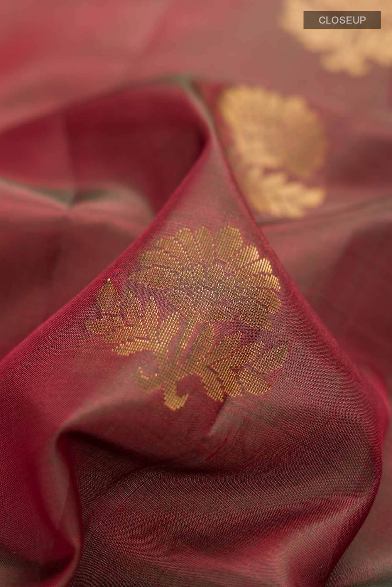 Maroon Soft Silk Saree