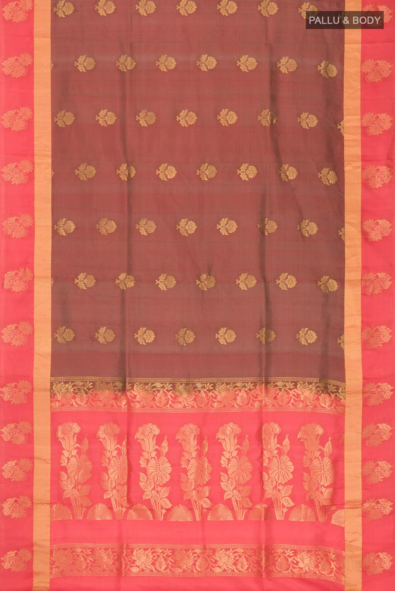 Maroon Soft Silk Saree