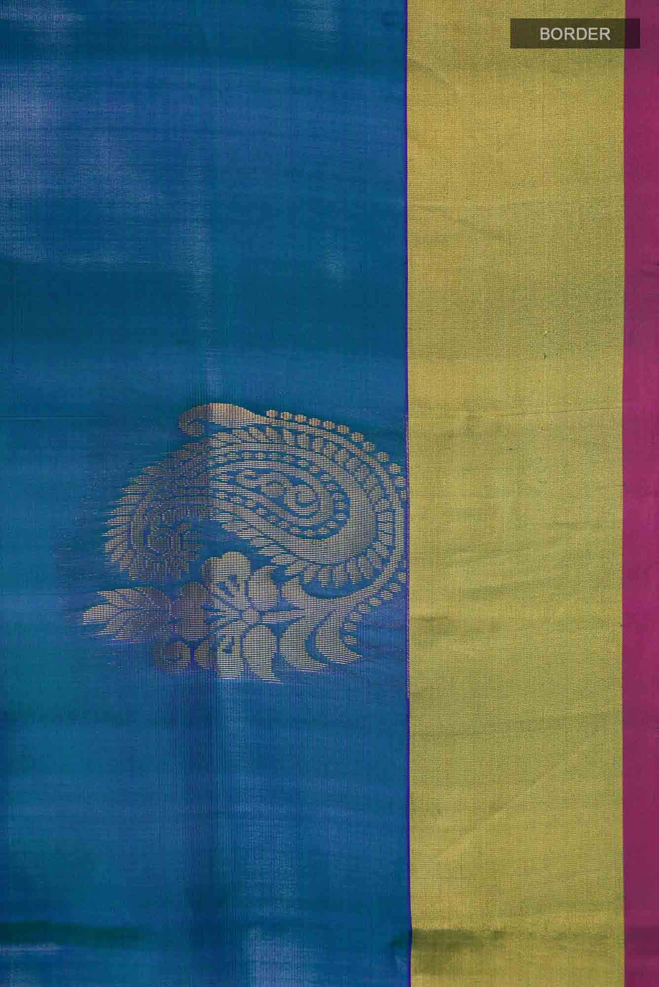 Blue Soft Silk Saree