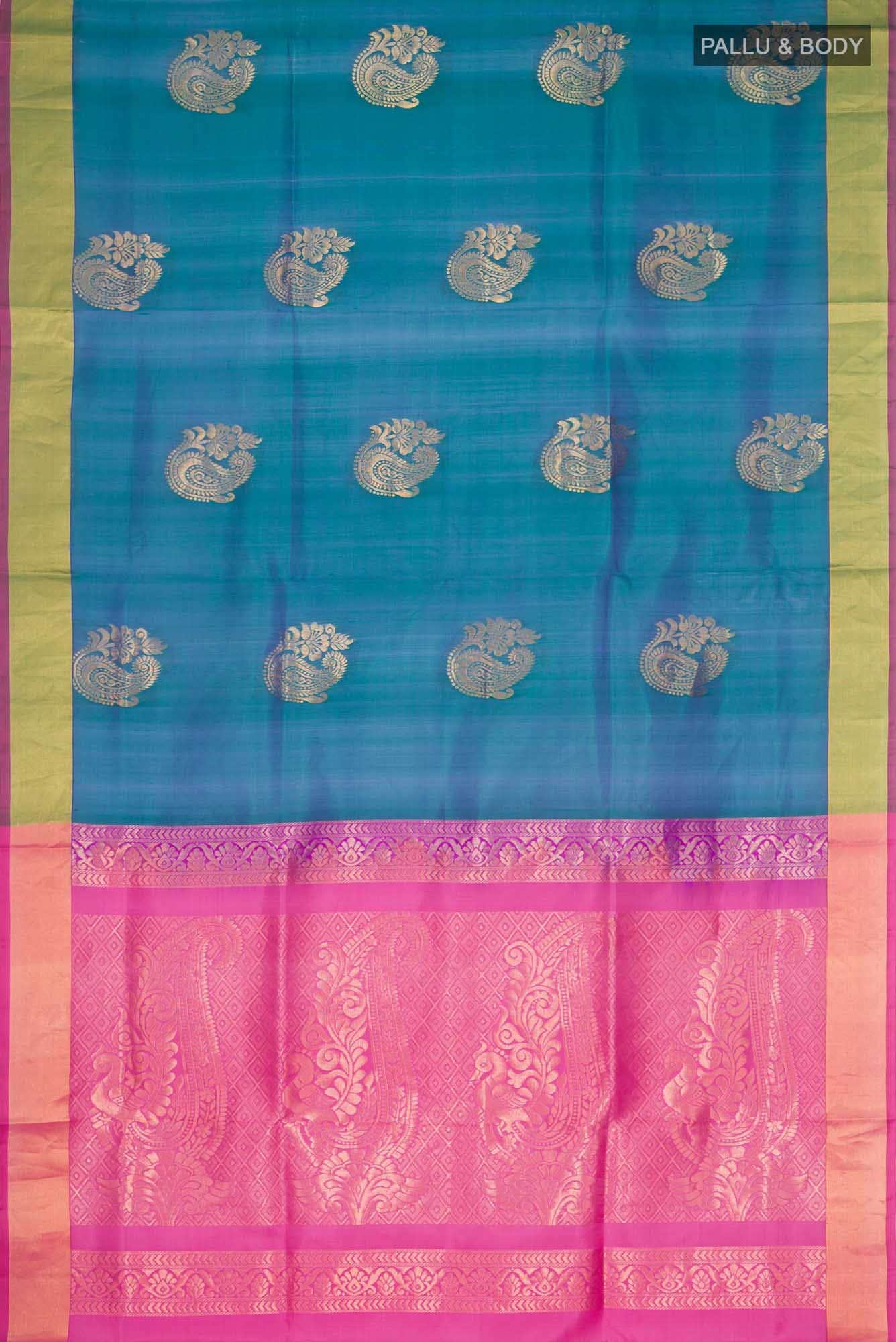 Blue Soft Silk Saree