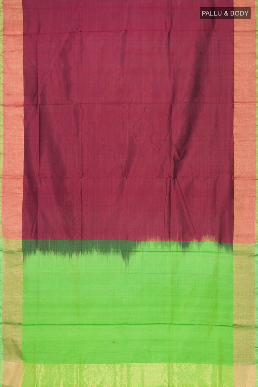Brown Uppada Silk Saree