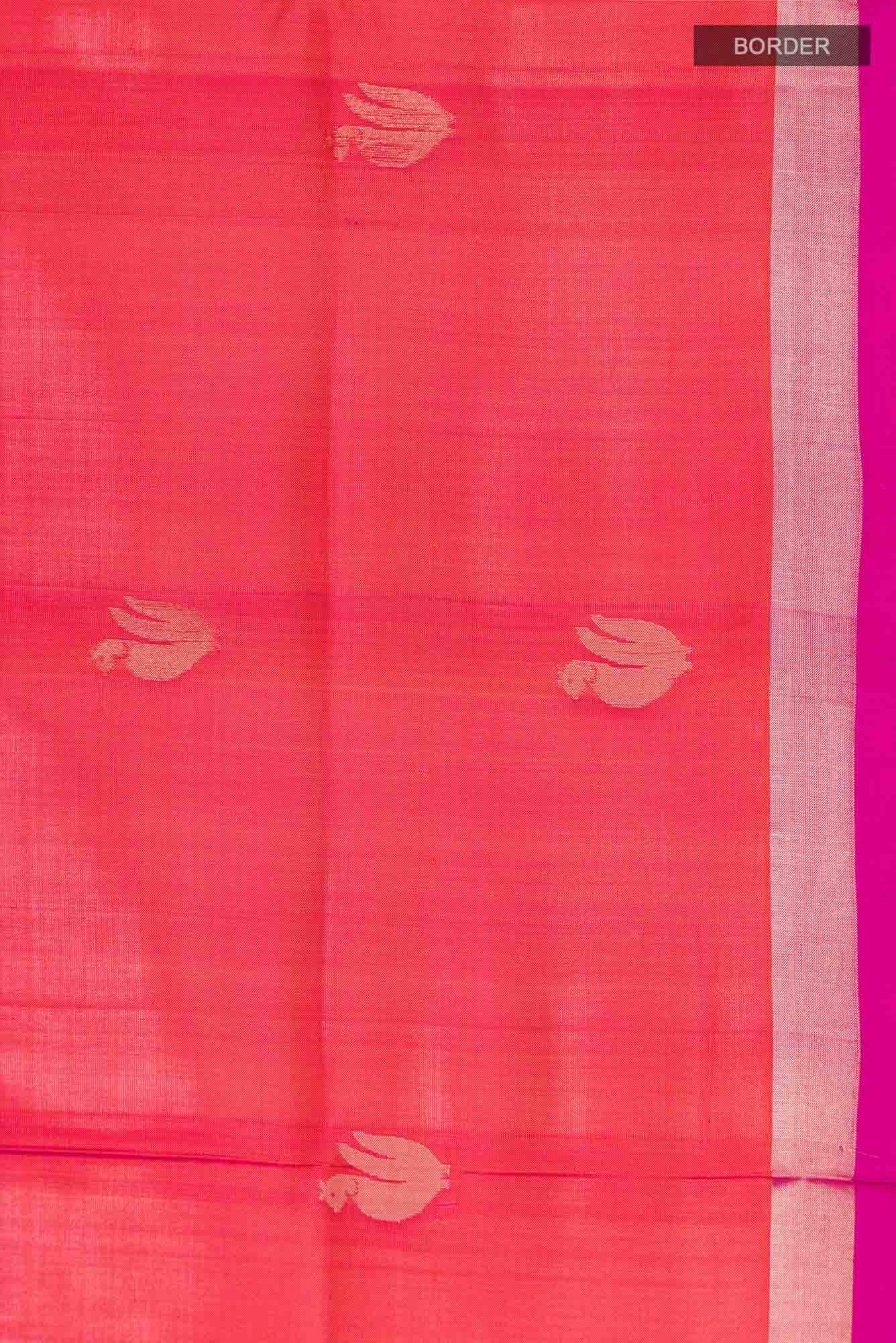 Pink Uppada Silk Saree