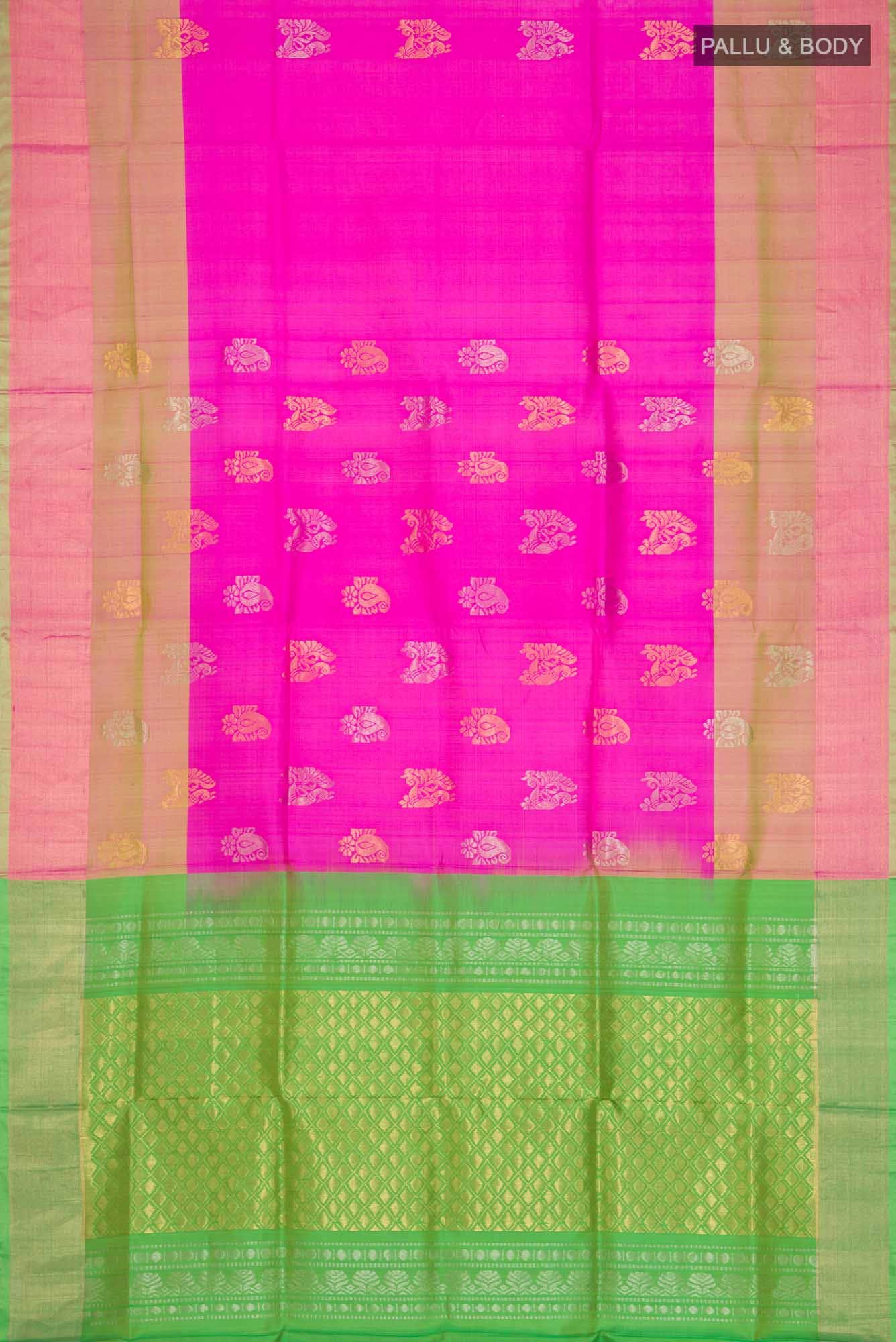 Pink Uppada Silk Saree