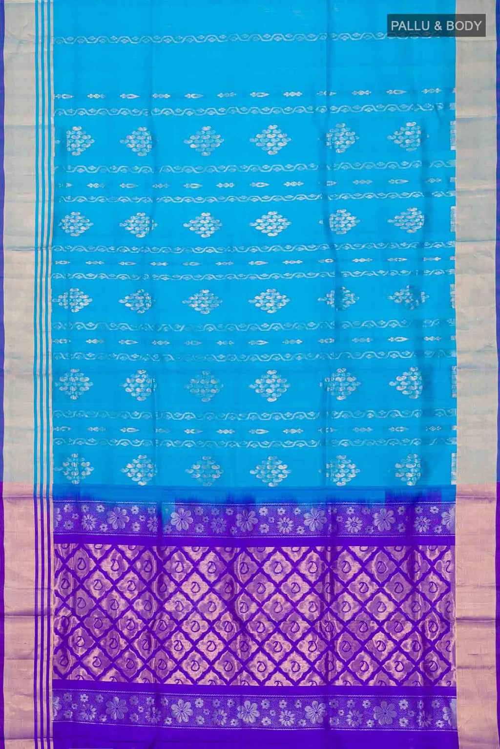 Blue Uppada Silk Saree