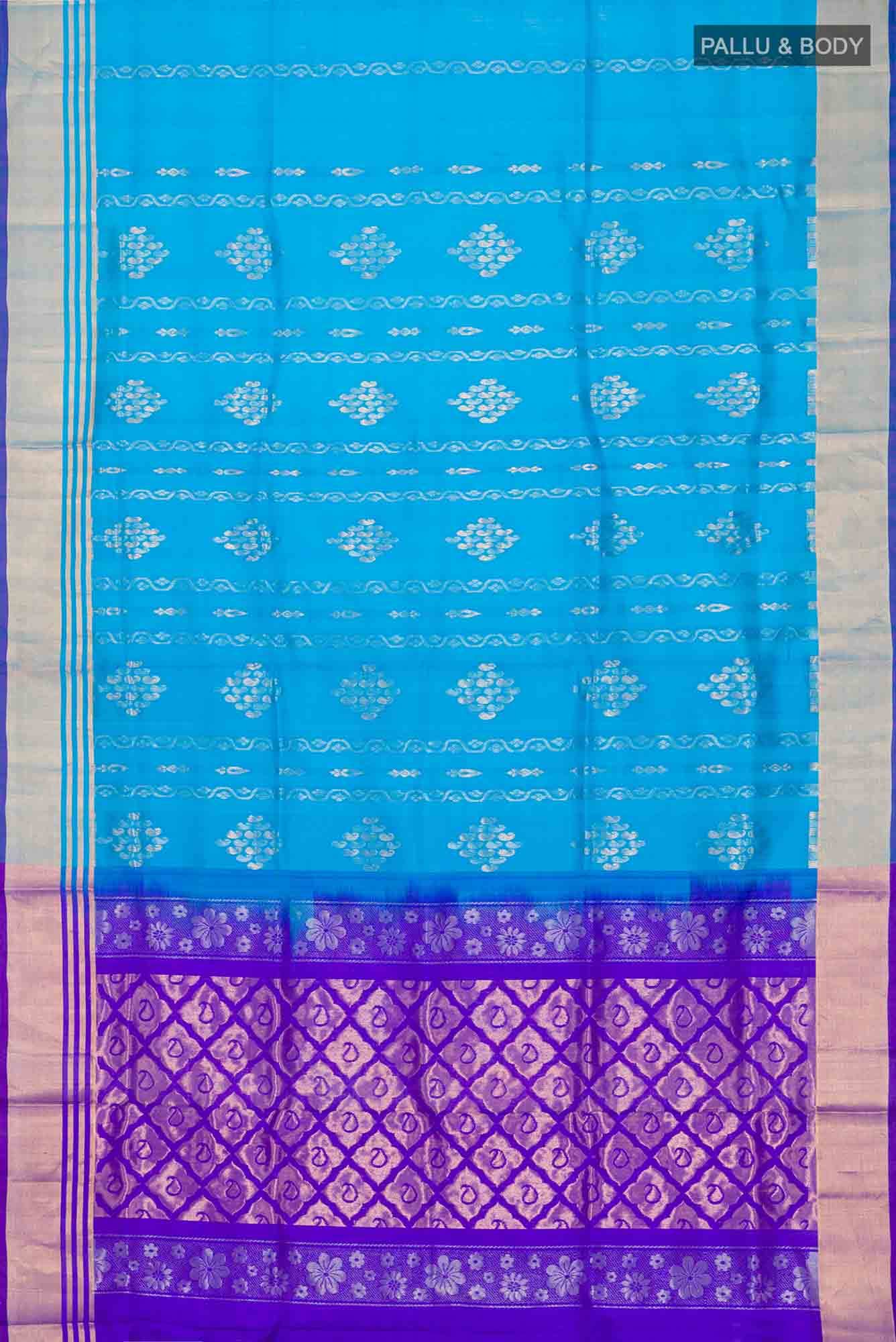 Blue Uppada Silk Saree