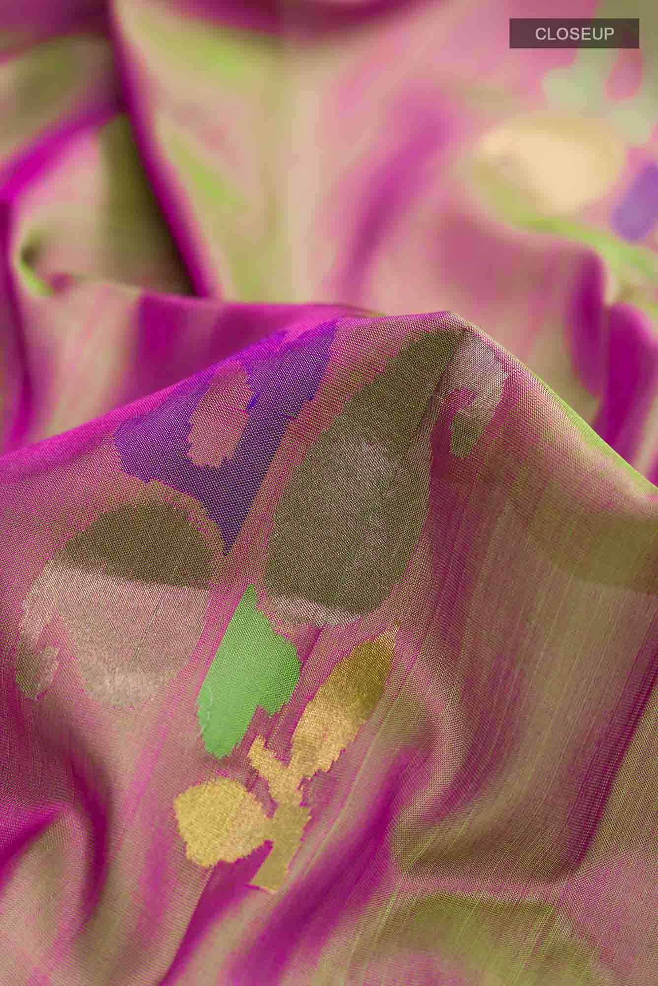 Lavender Uppada Silk Saree