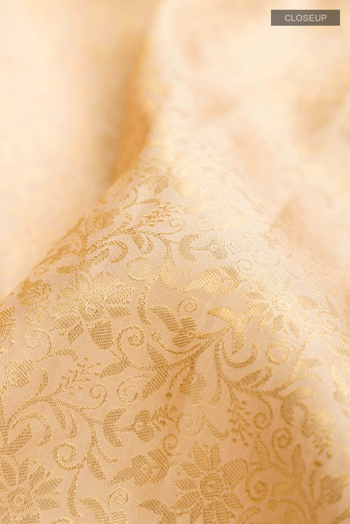 Sandal Kanchipuram Silk Saree