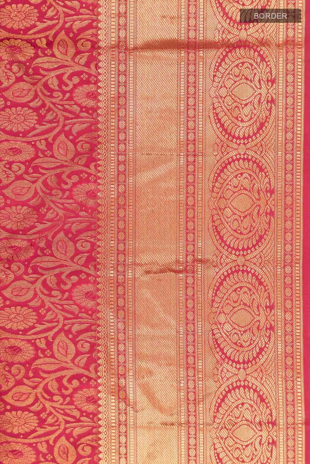 Maroon Kanchipuram Silk Saree