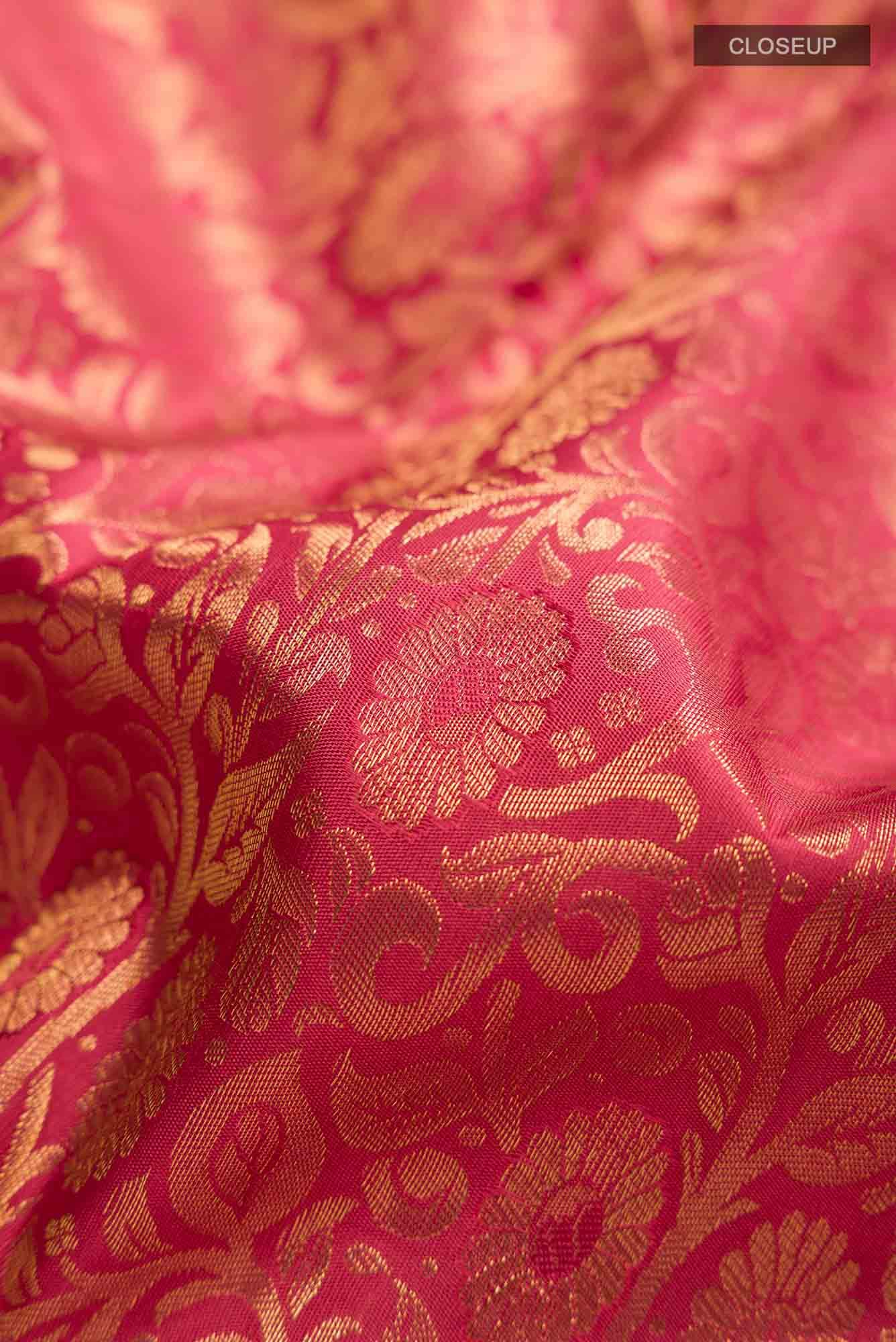 Maroon Kanchipuram Silk Saree